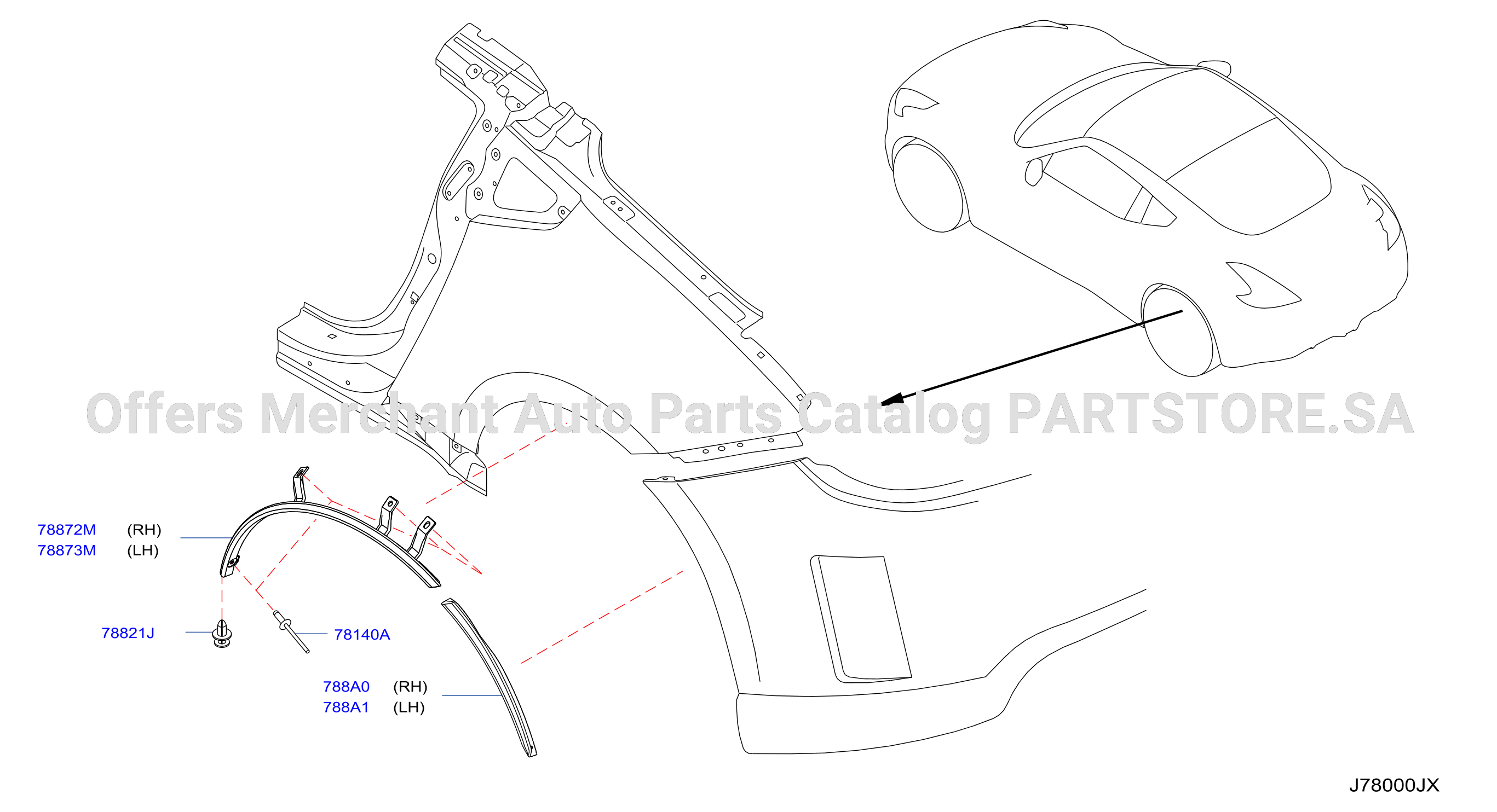 Rear Fender Fitting Nismo