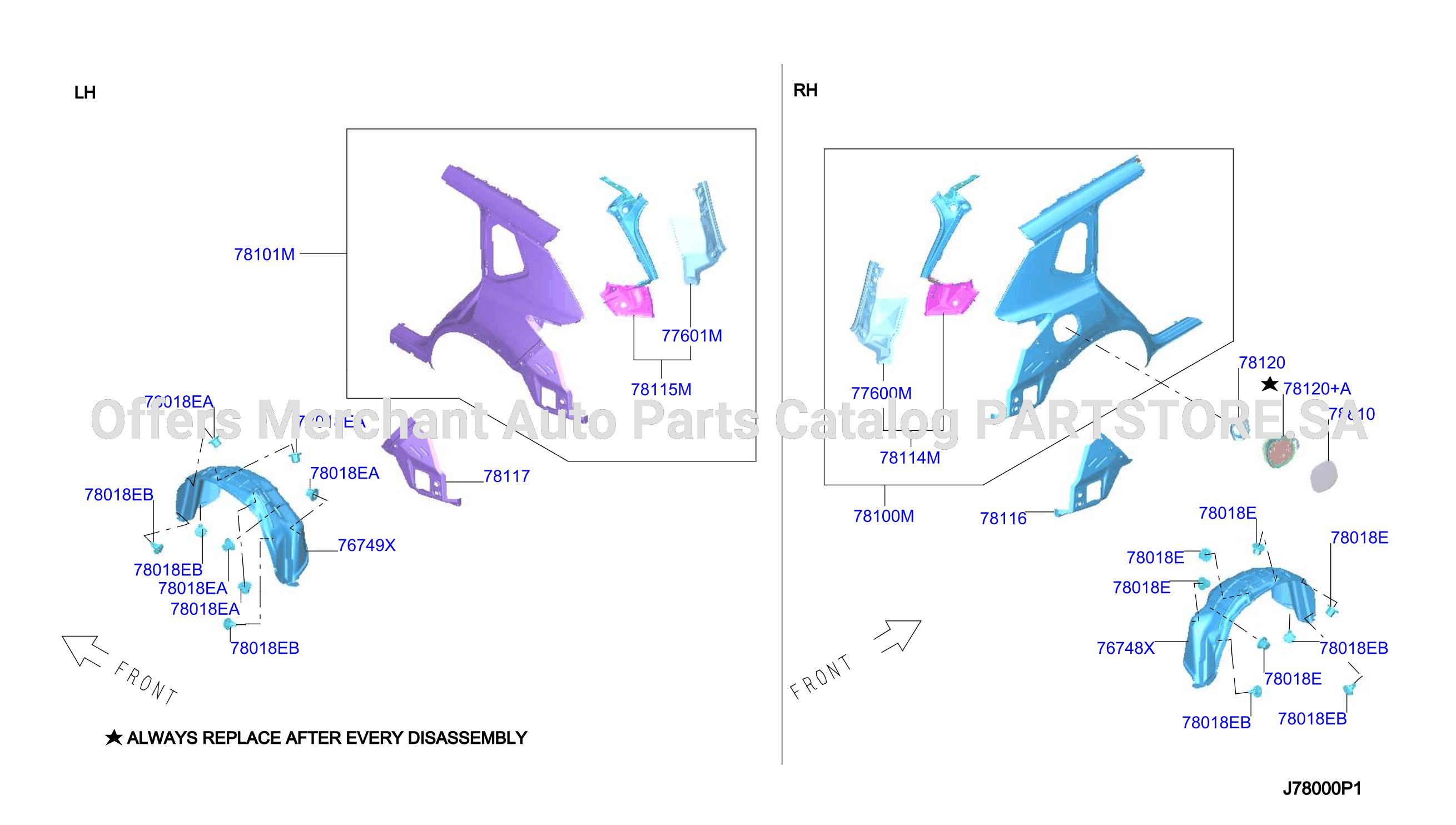 Rear Fender Fitting