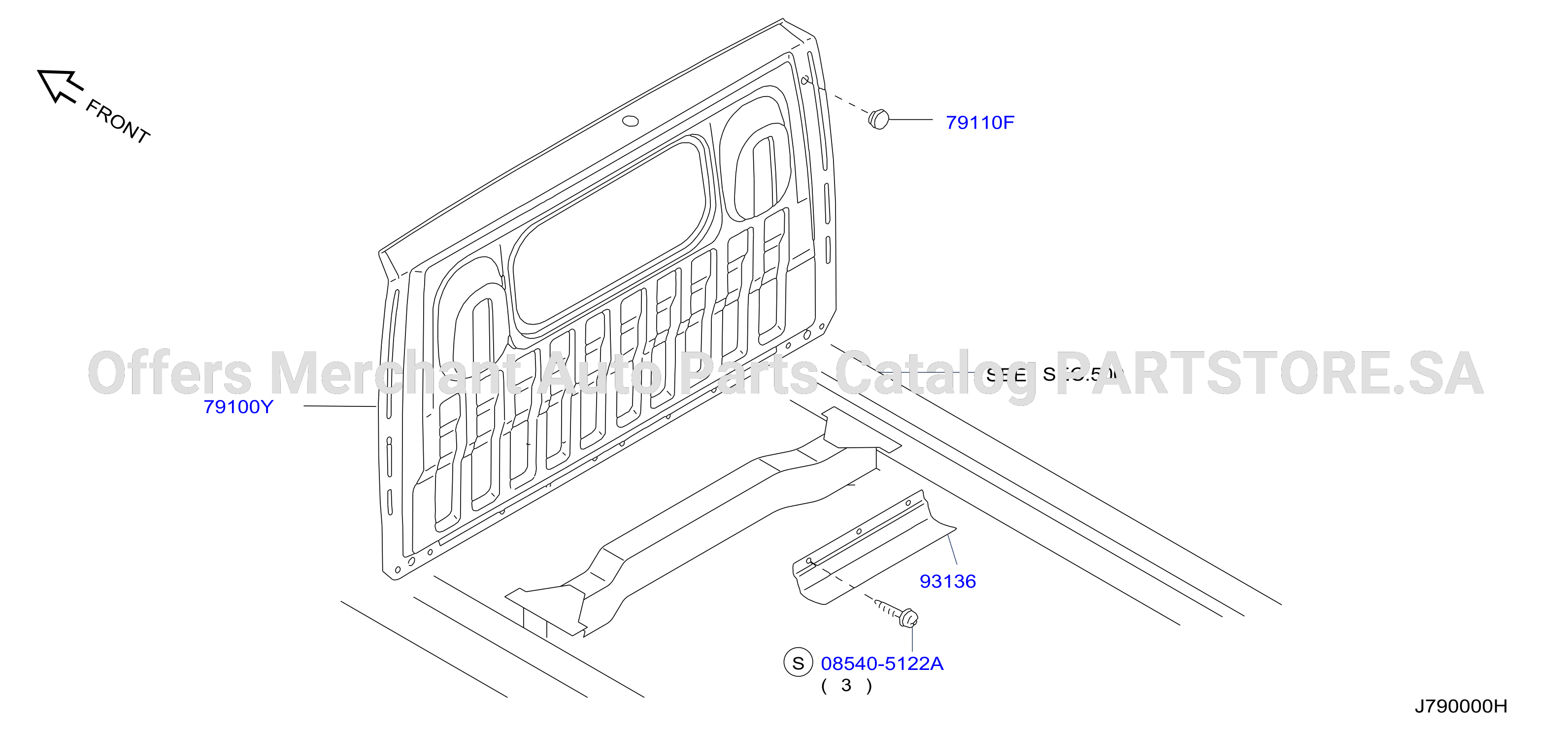 Rear Back Panel Fitting