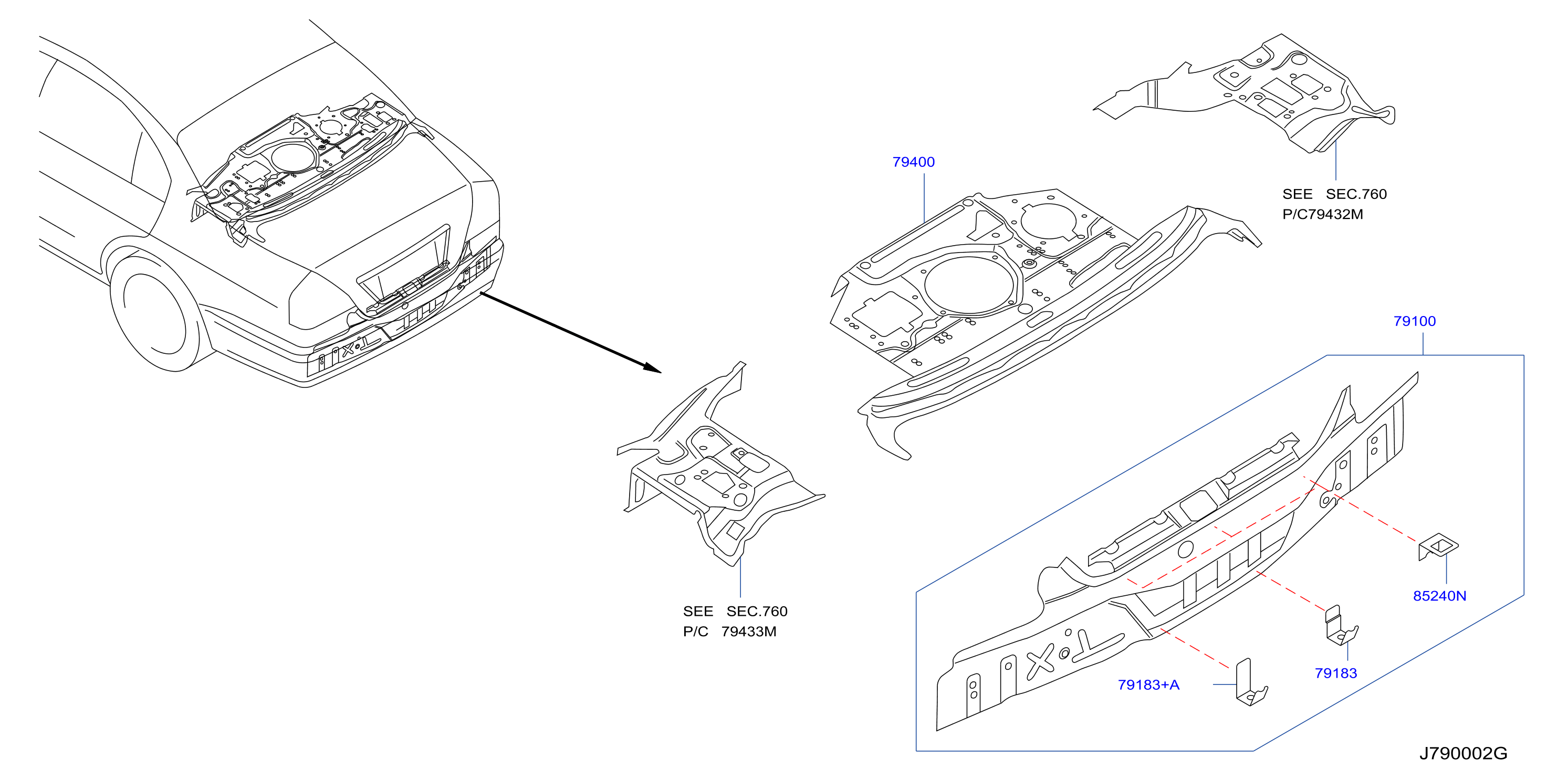 Rear Back Panel Fitting