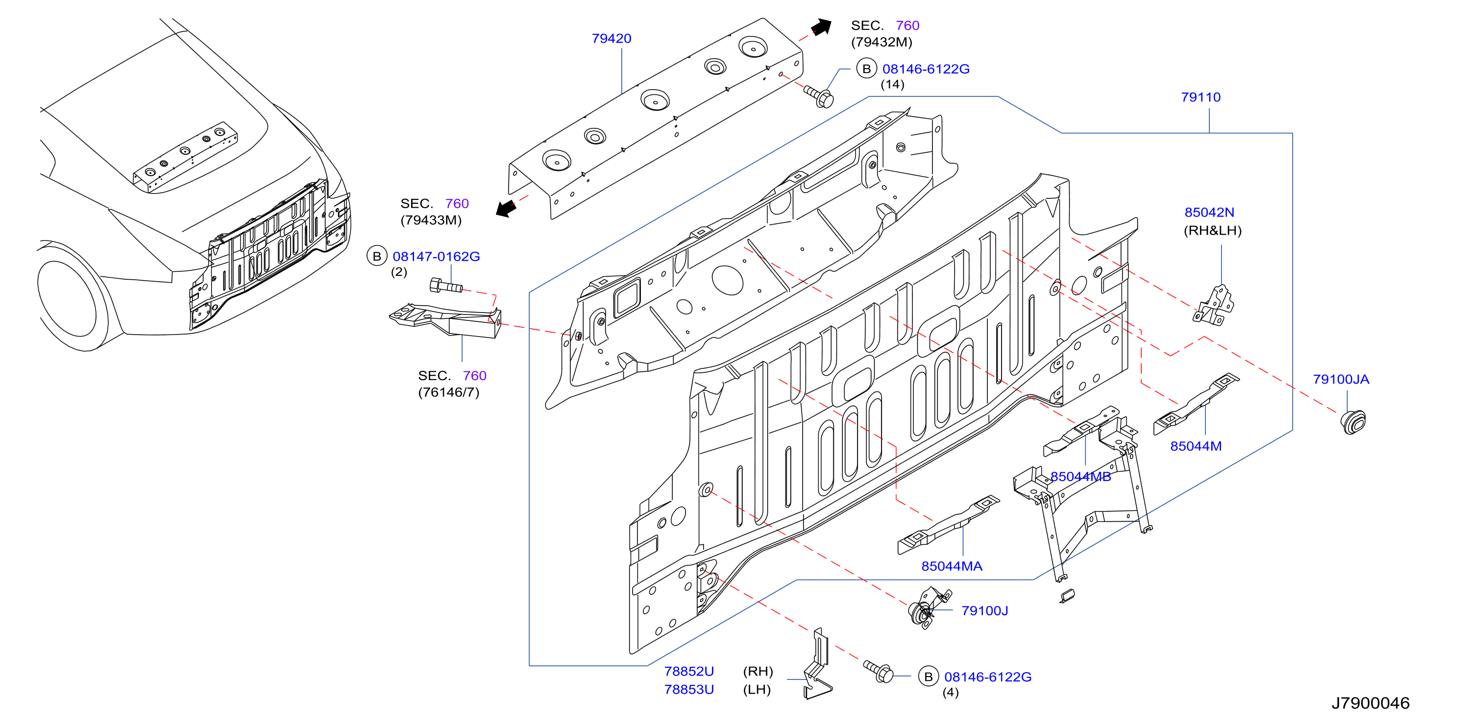 Rear Back Panel Fitting