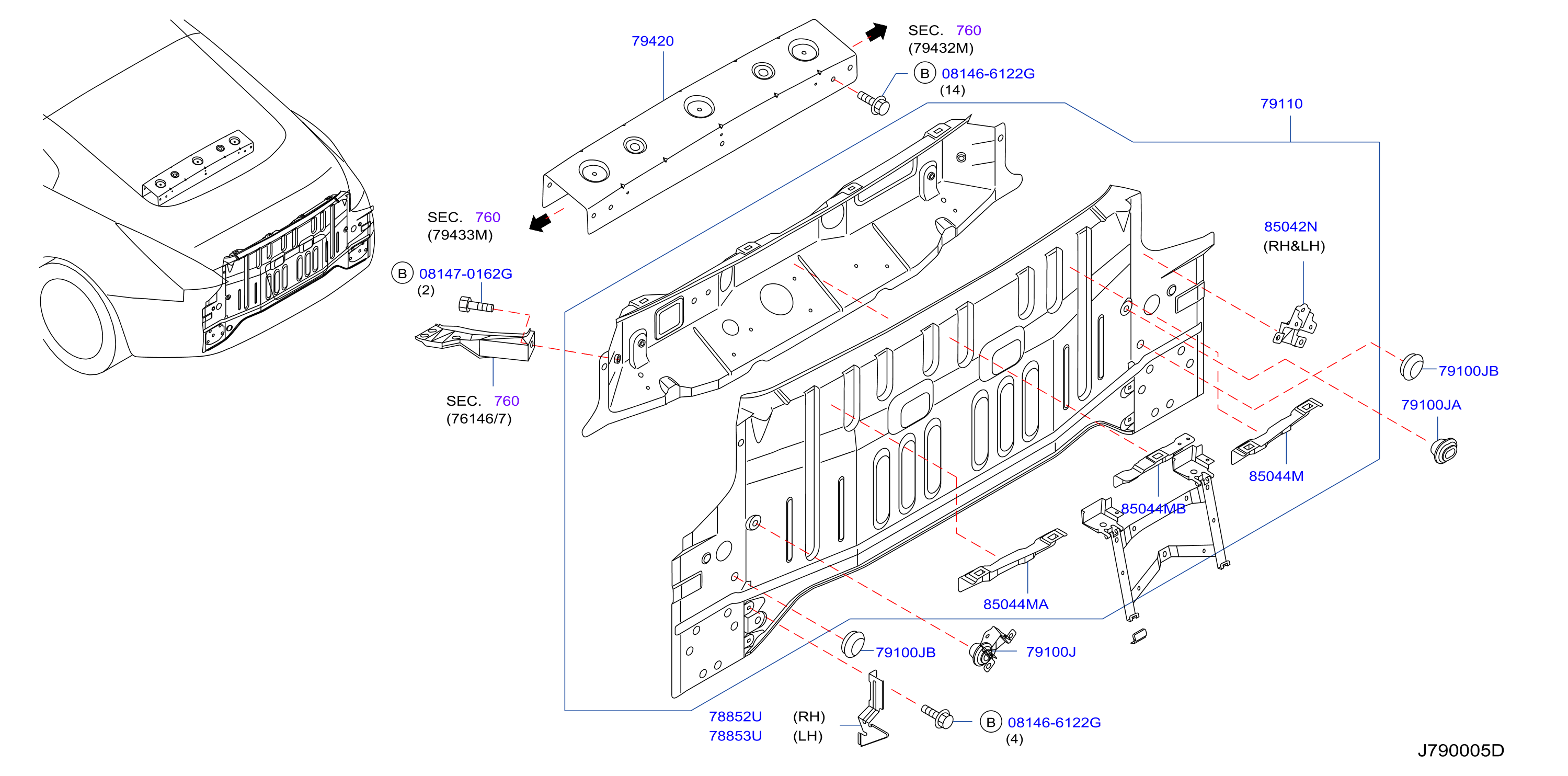 Rear Back Panel Fitting