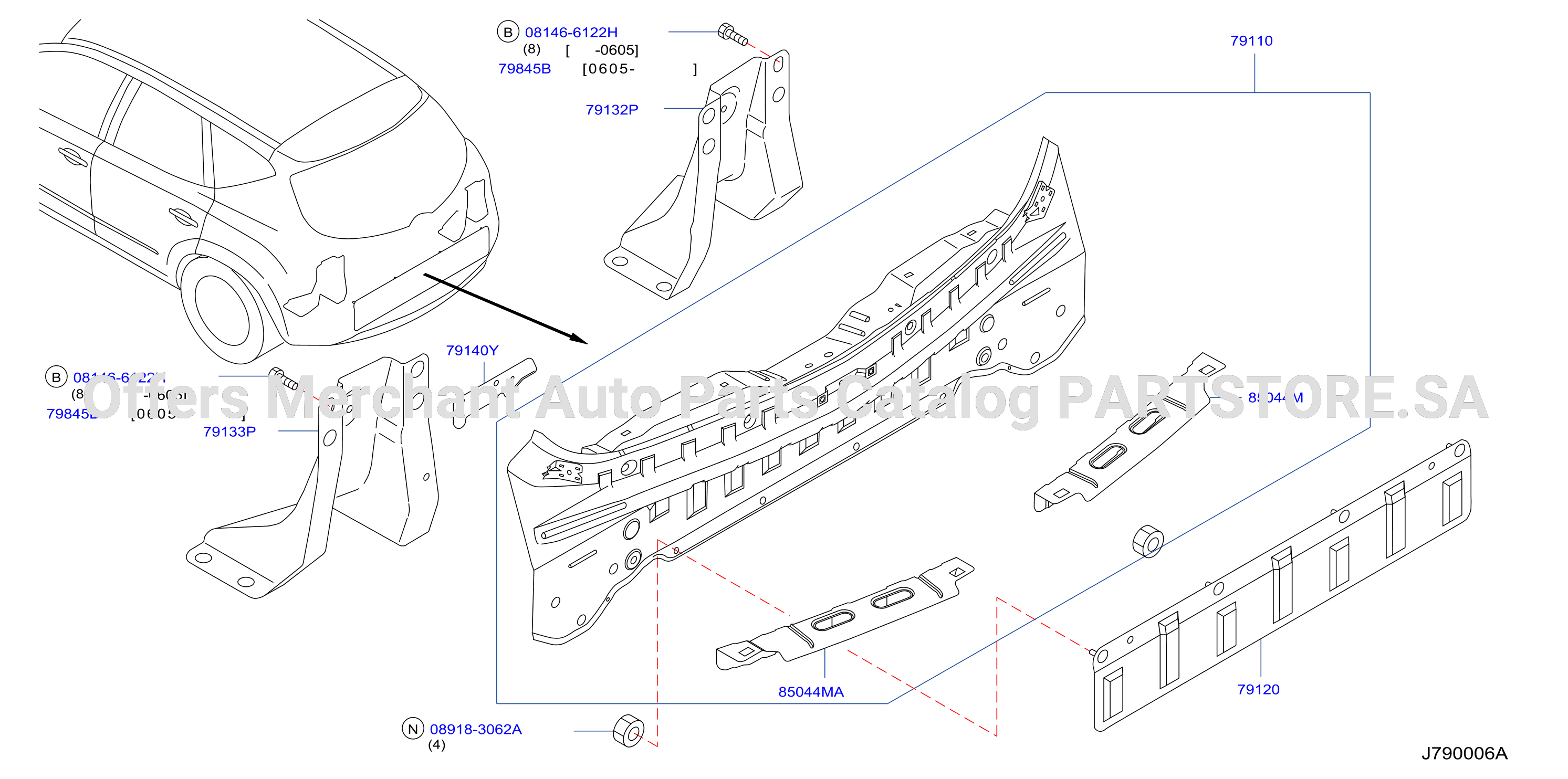 Rear Back Panel Fitting Gcc