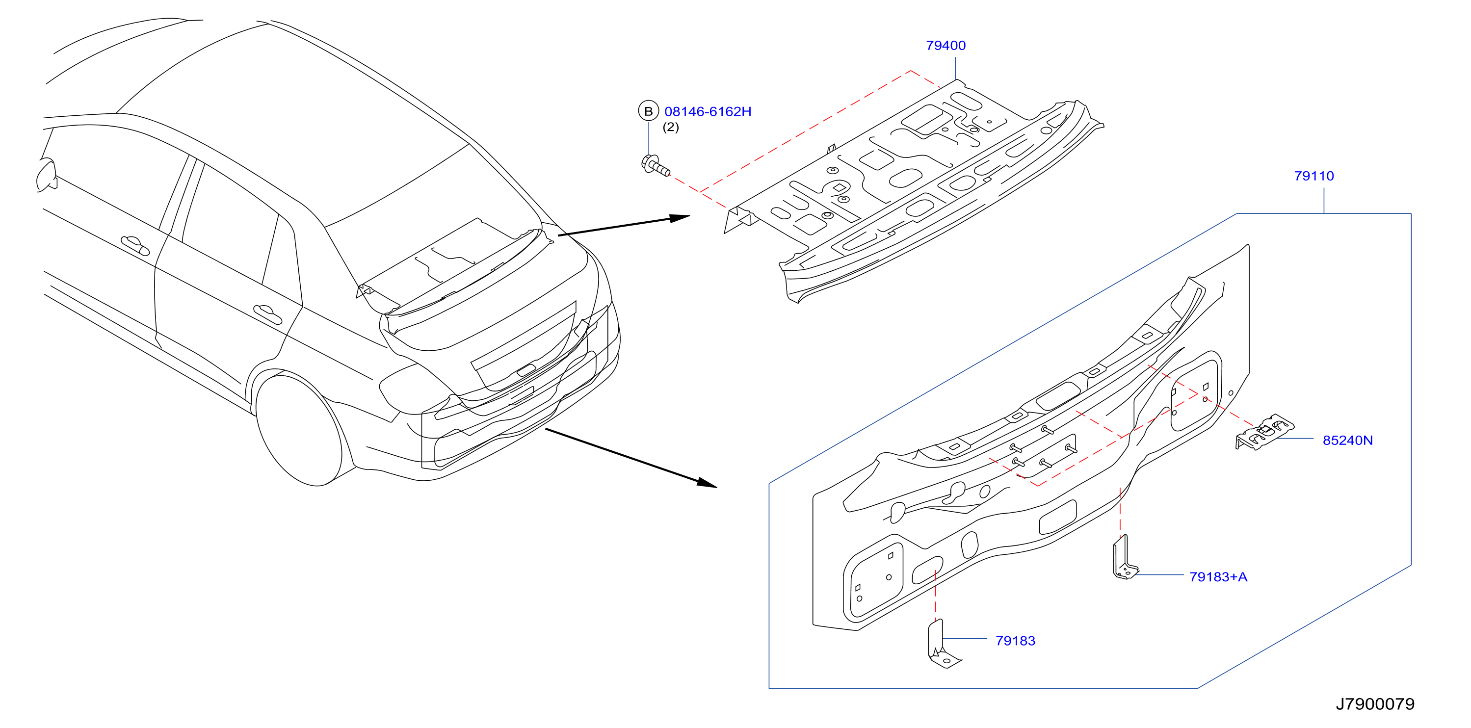 Rear Back Panel Fitting
