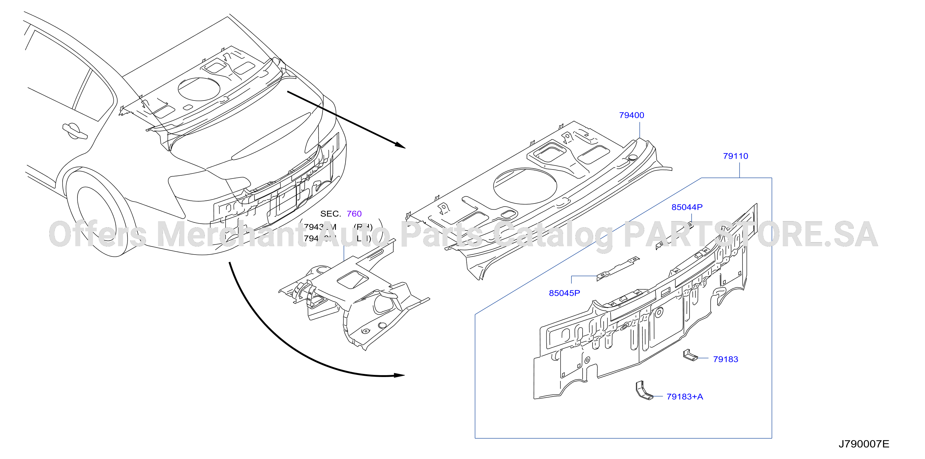 Rear Back Panel Fitting