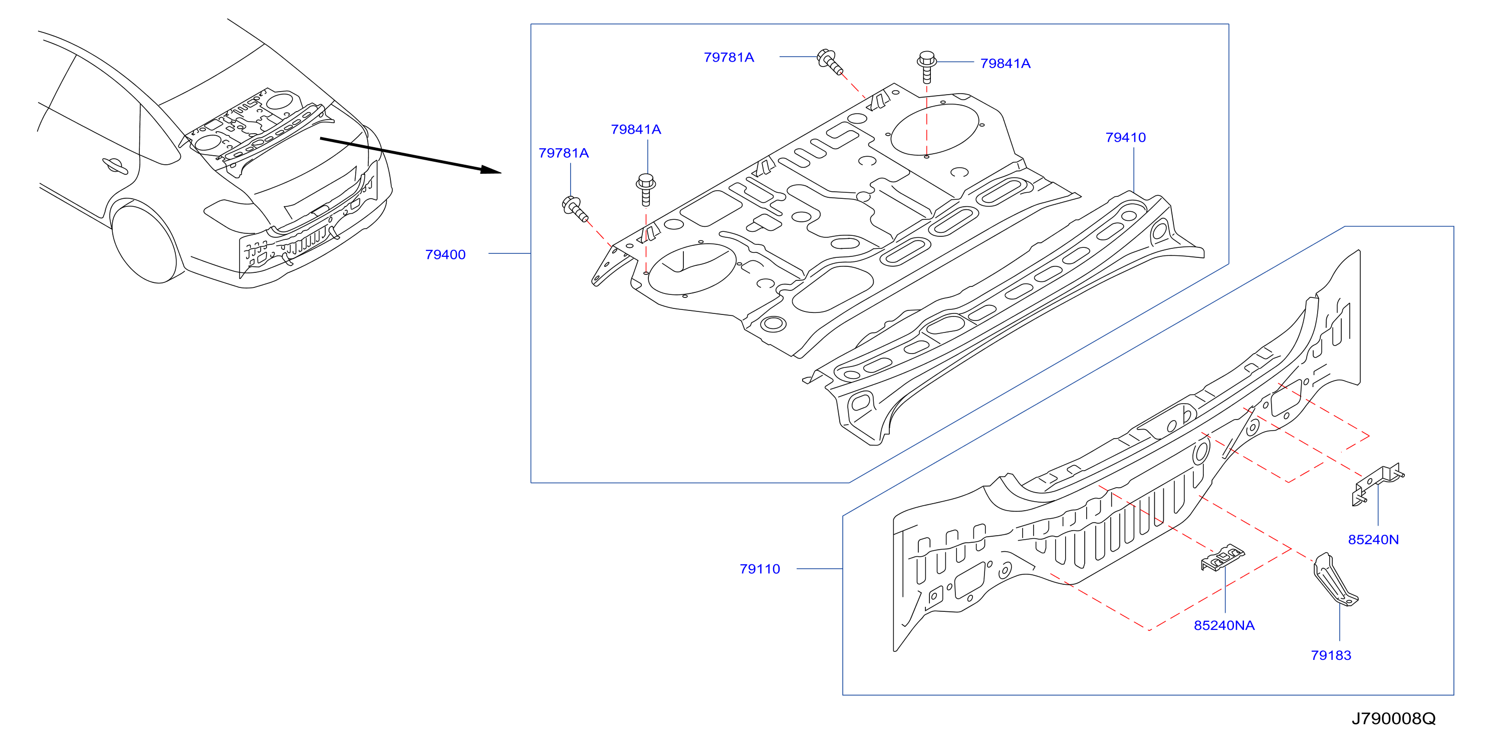 Rear Back Panel Fitting