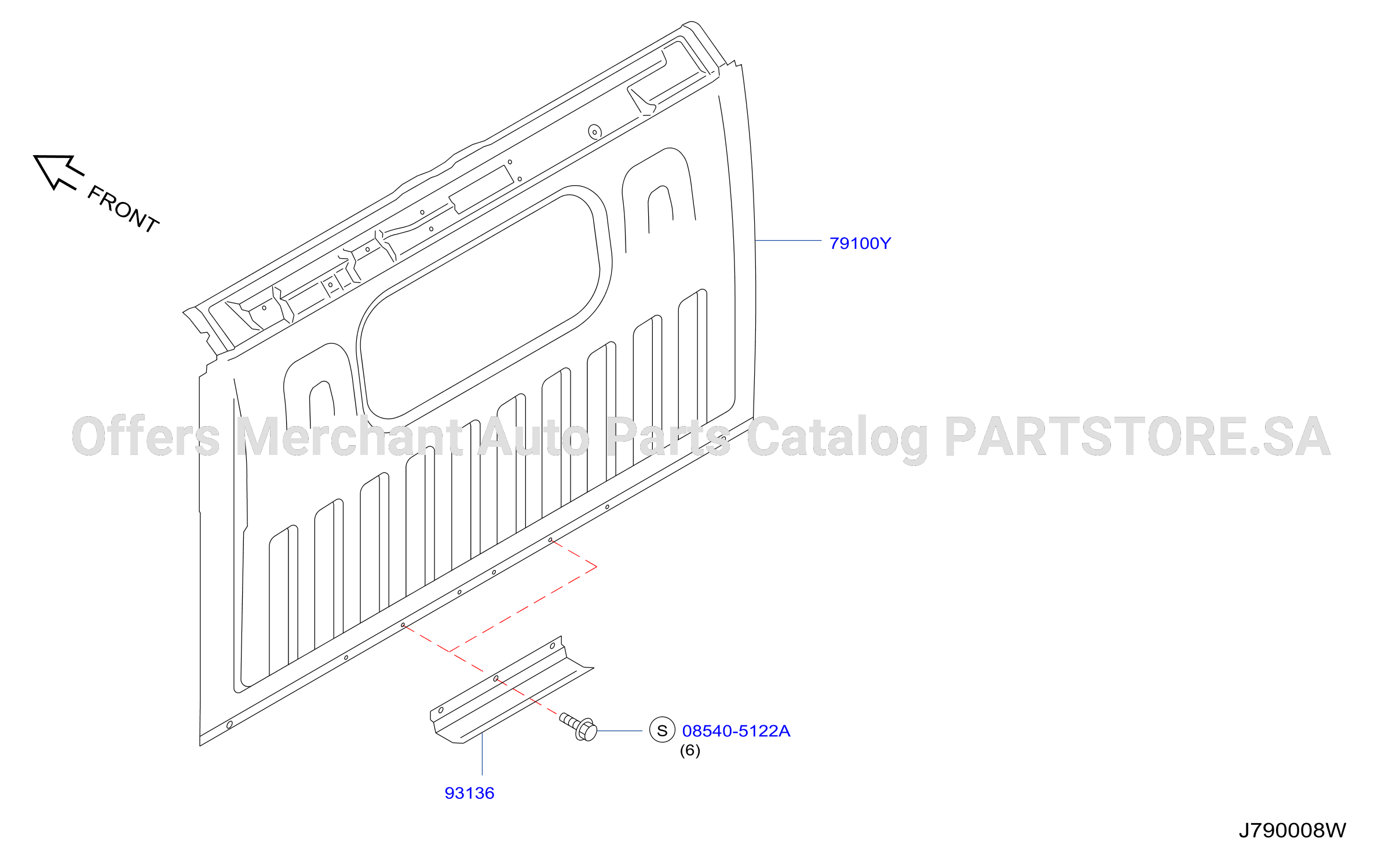 Rear Back Panel Fitting