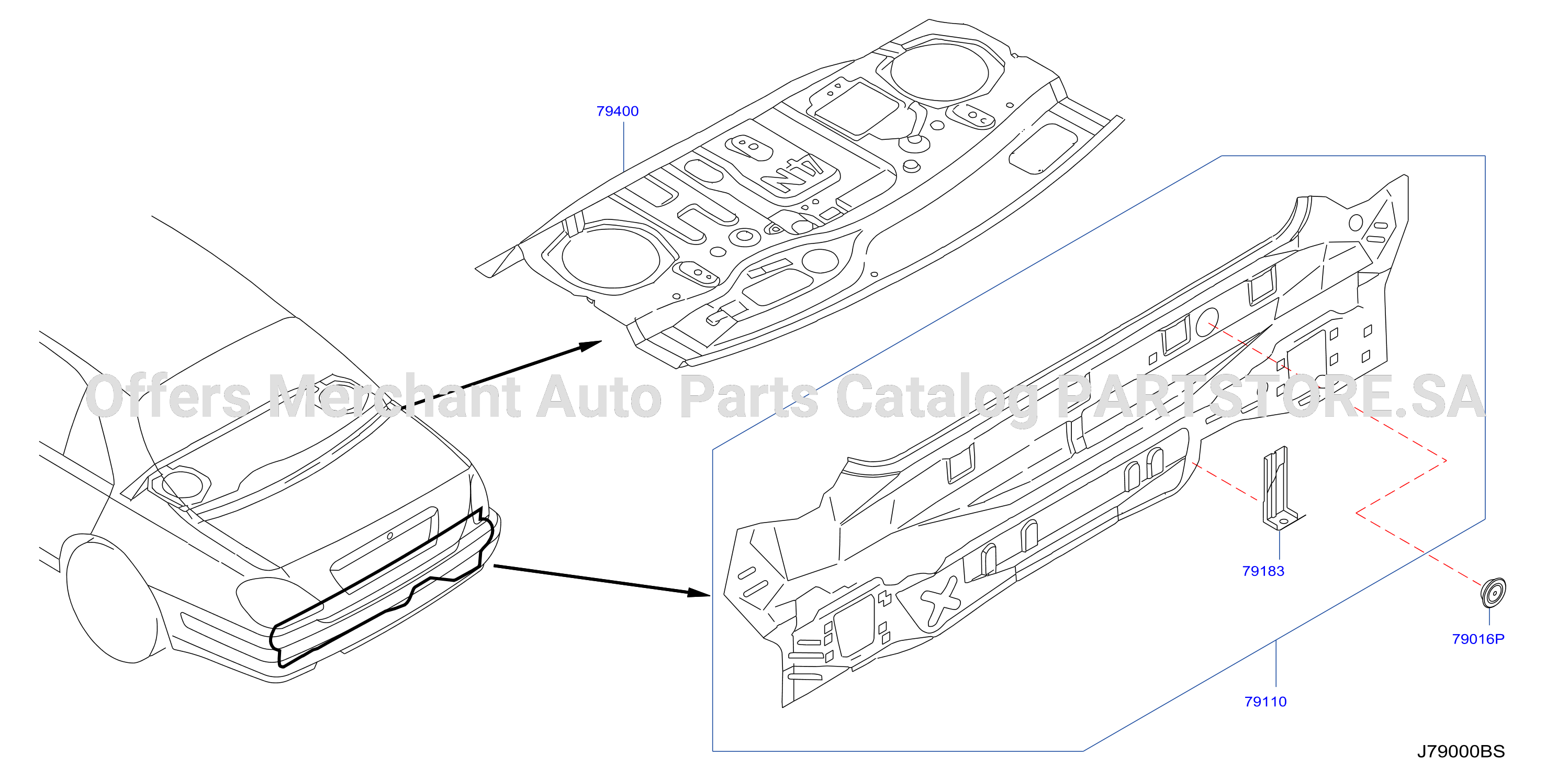 Rear Back Panel Fitting