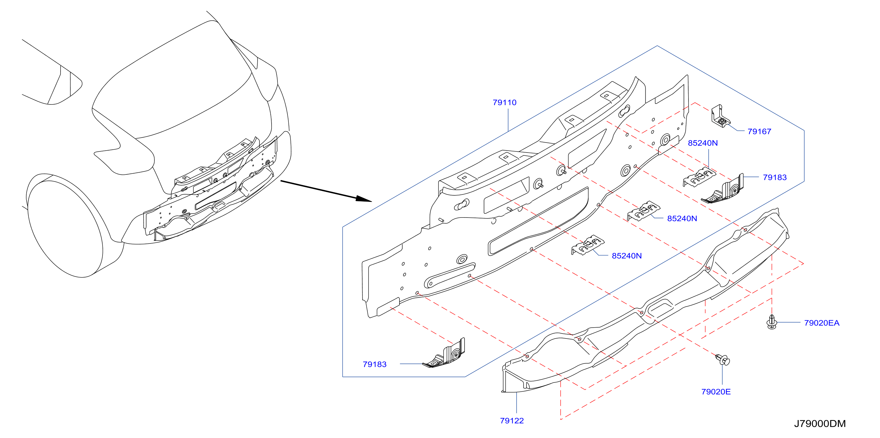 Rear Back Panel Fitting