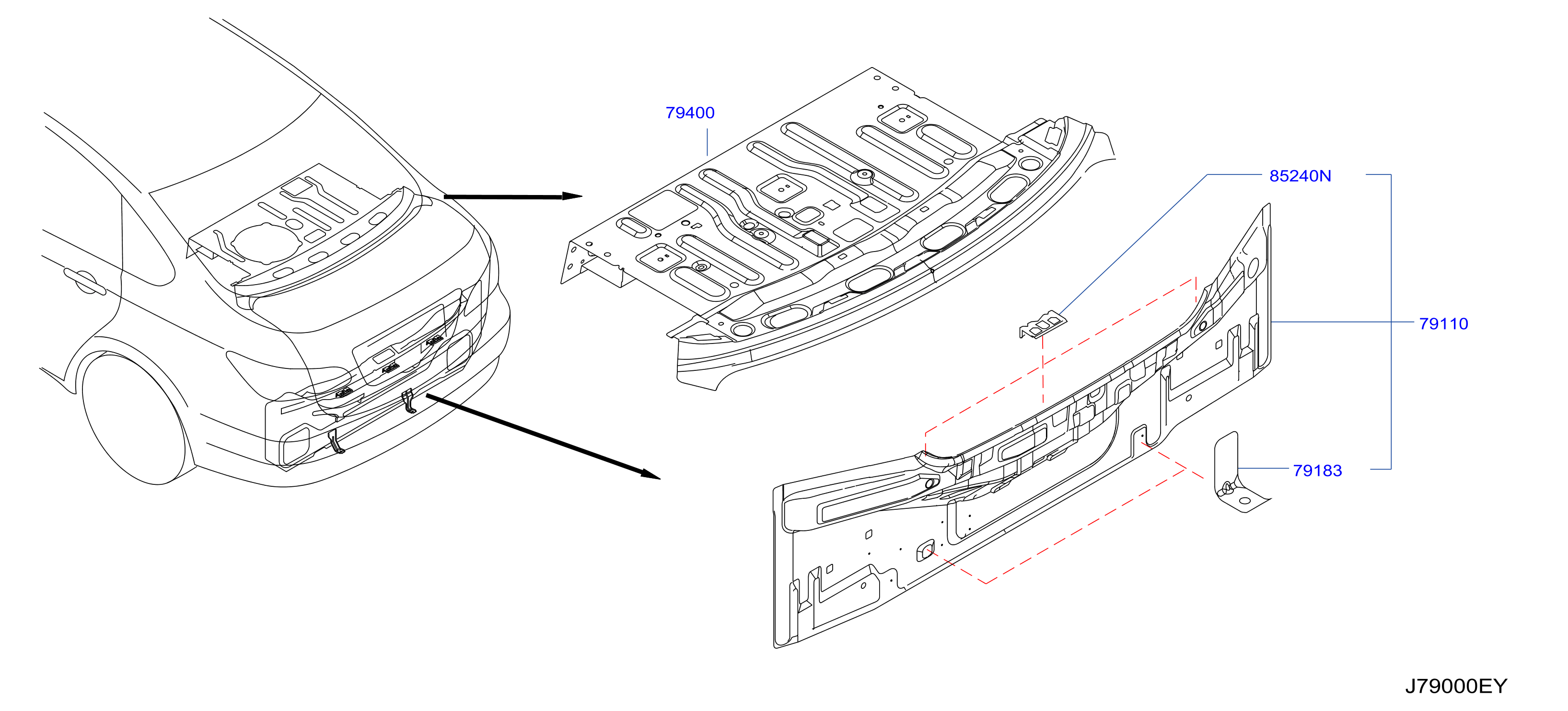 Rear Back Panel Fitting