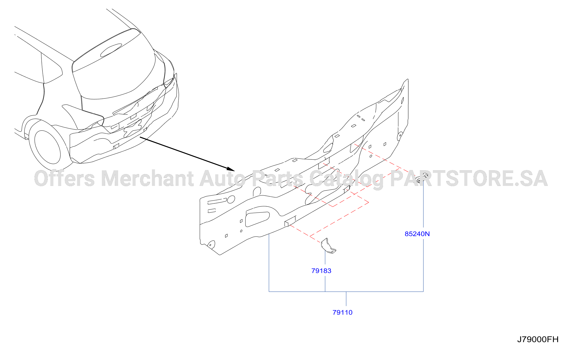 Rear Back Panel Fitting
