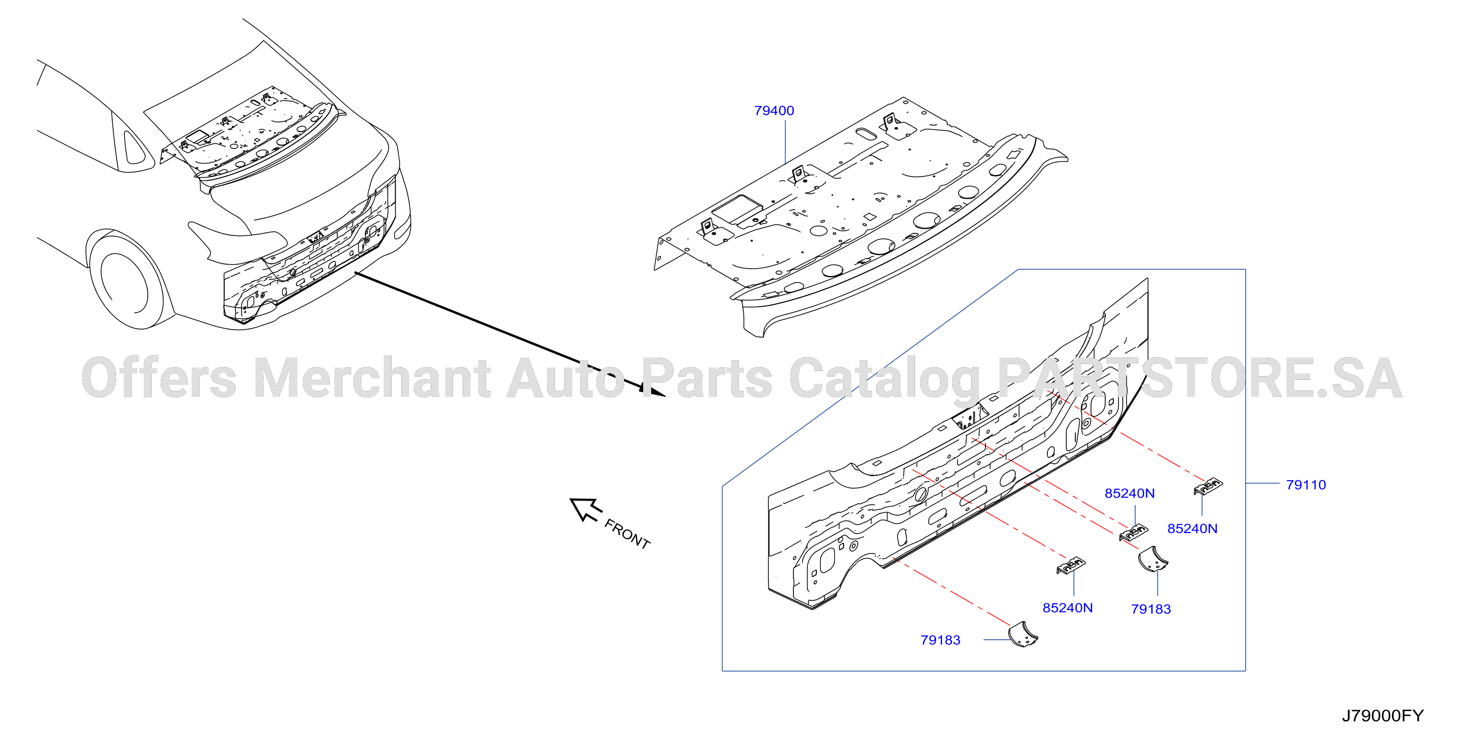 Rear Back Panel Fitting