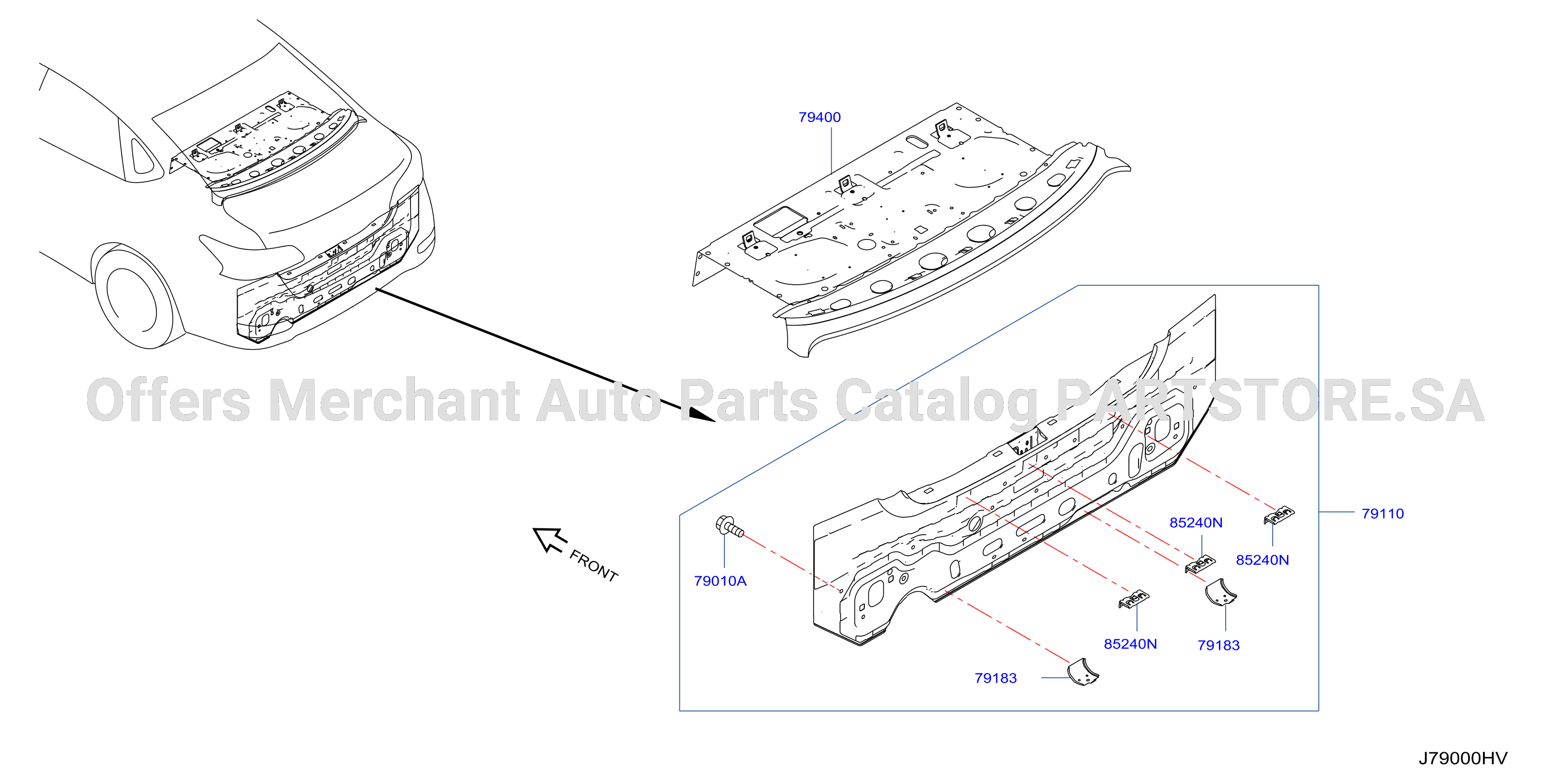 Rear Back Panel Fitting