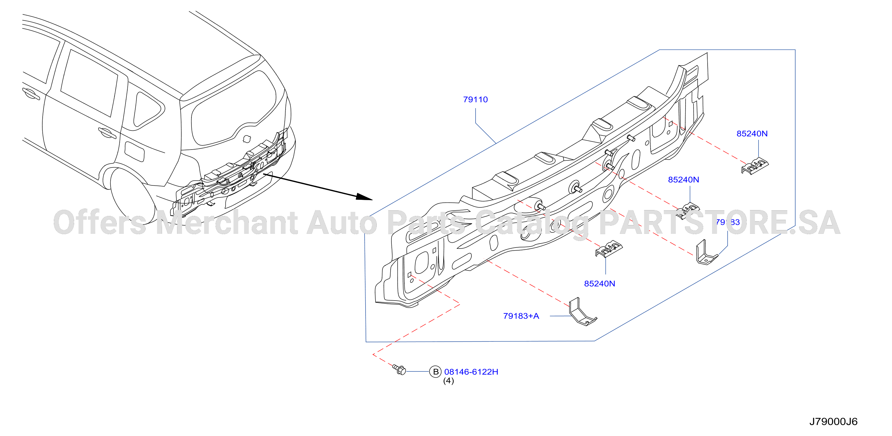 Rear Back Panel Fitting