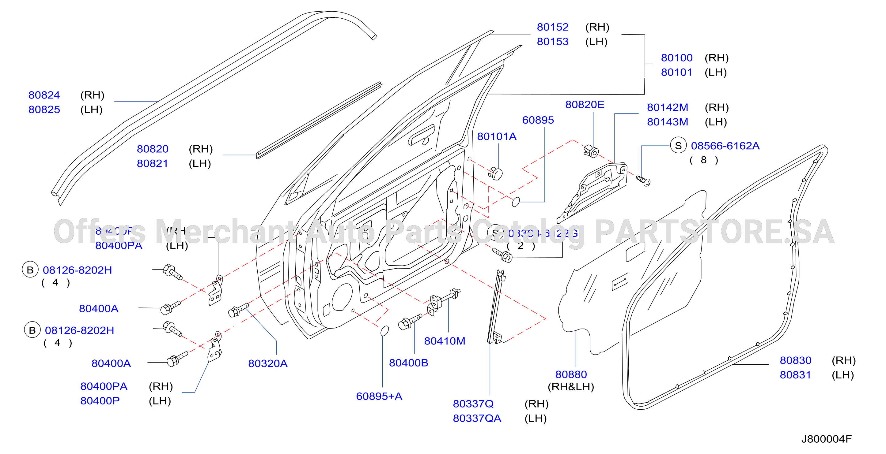 Front Door Panel Fitting
