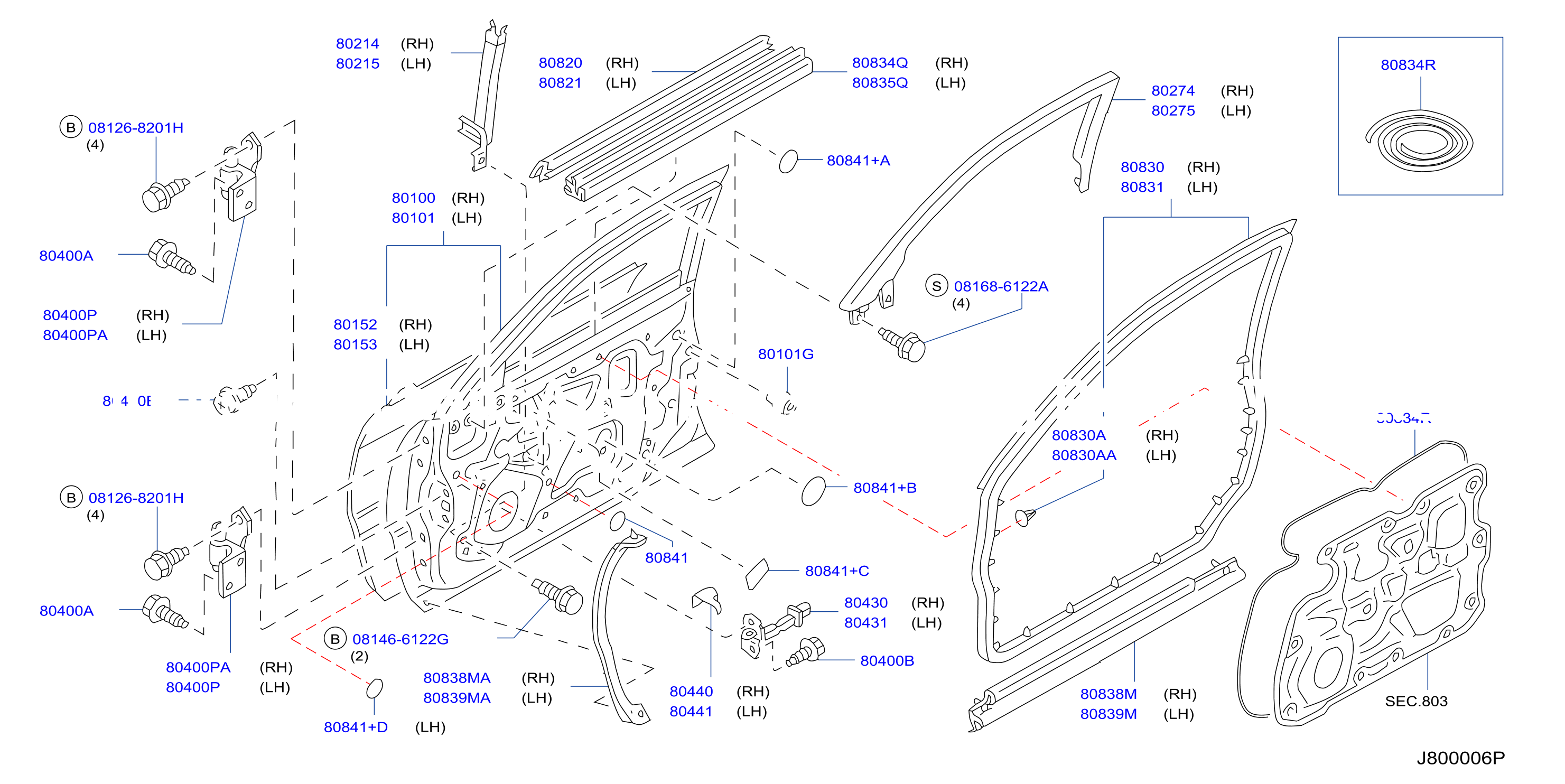 Front Door Panel Fitting