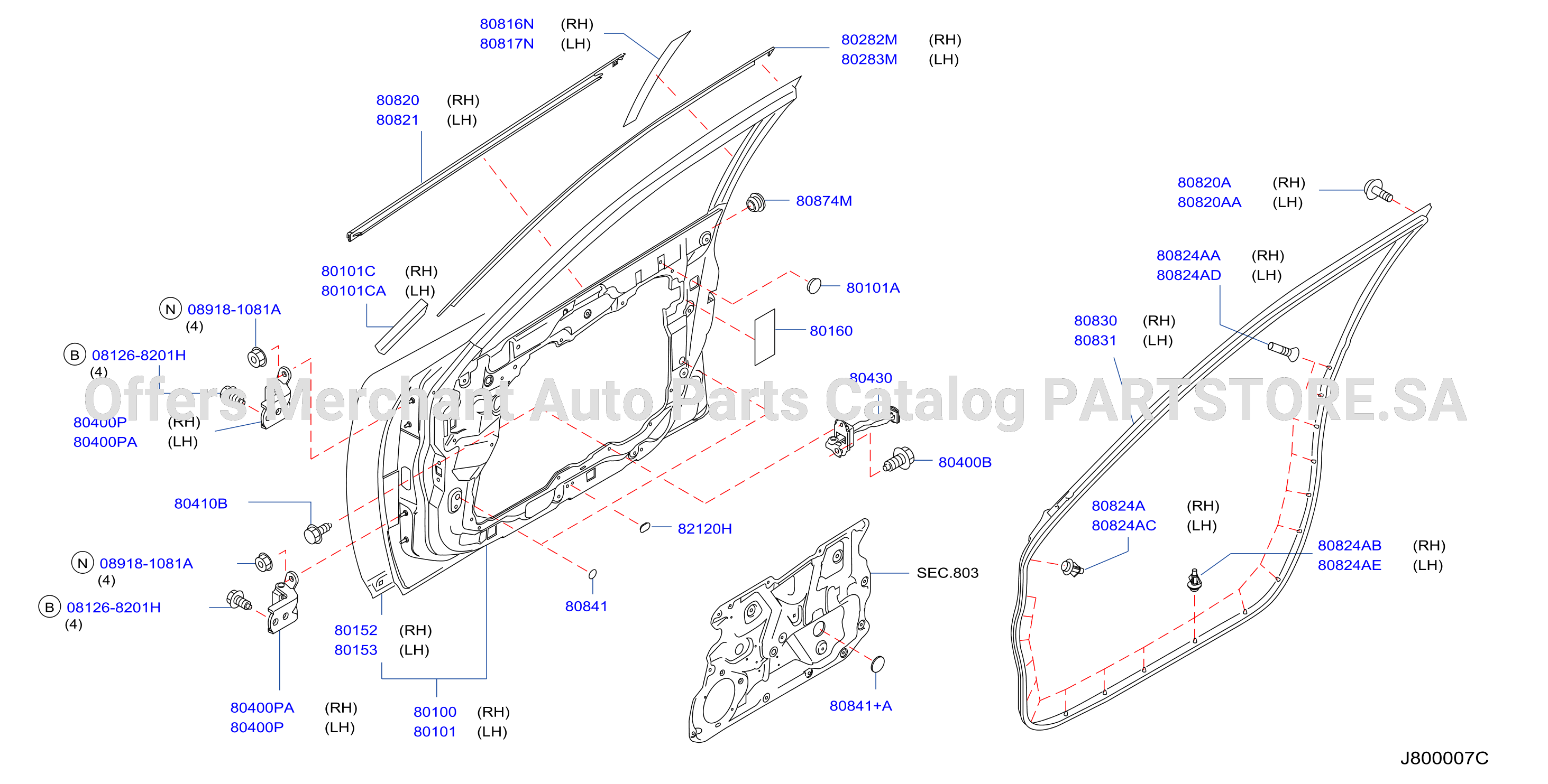 Front Door Panel Fitting