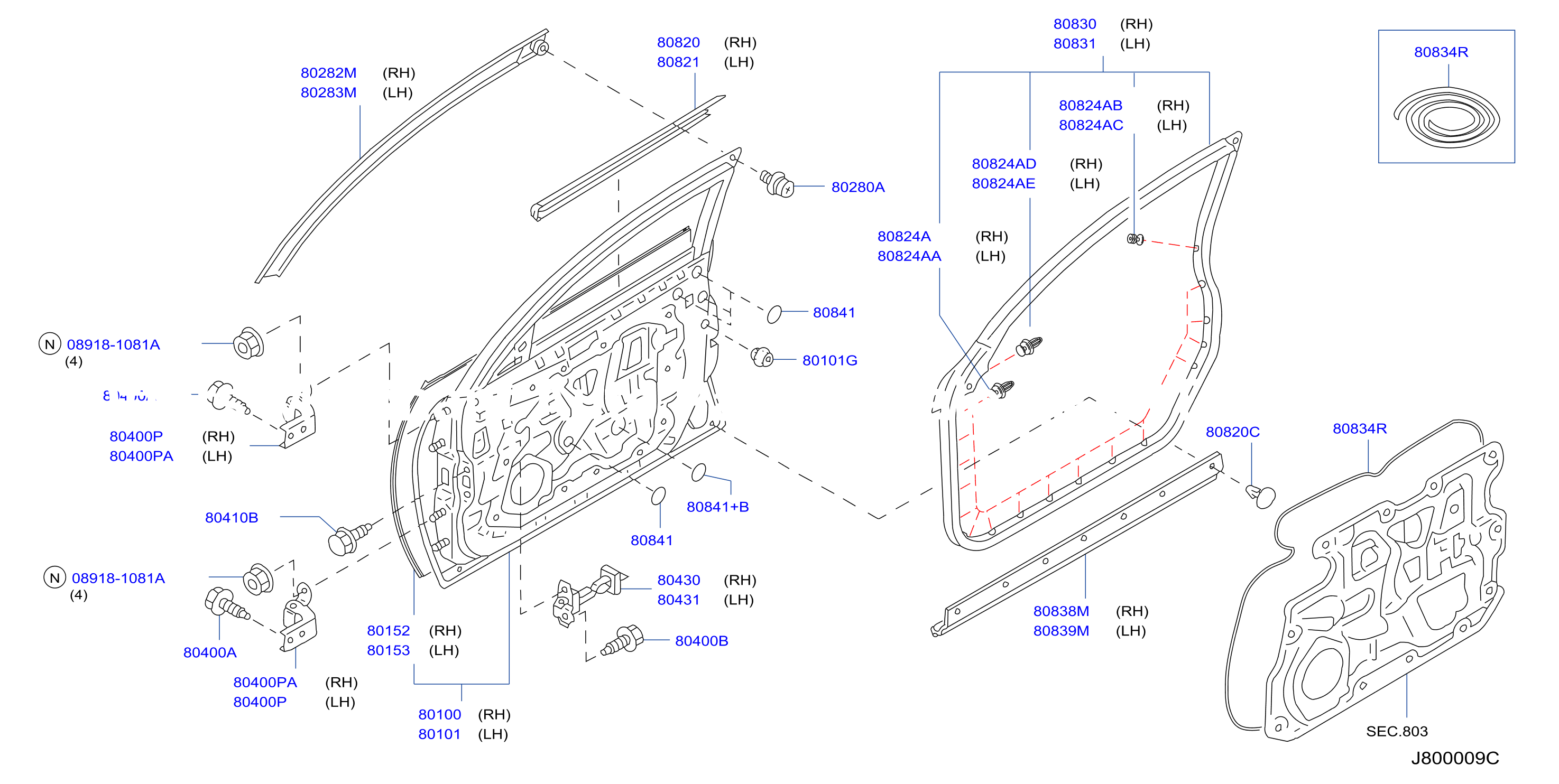 Front Door Panel Fitting