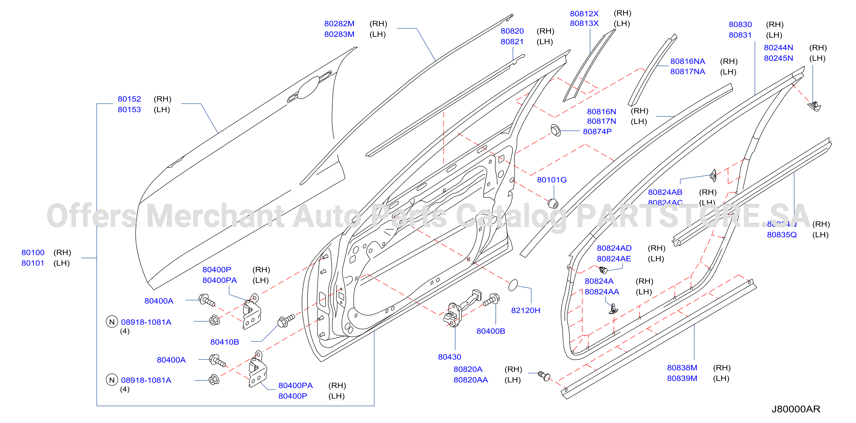 Front Door Panel Fitting