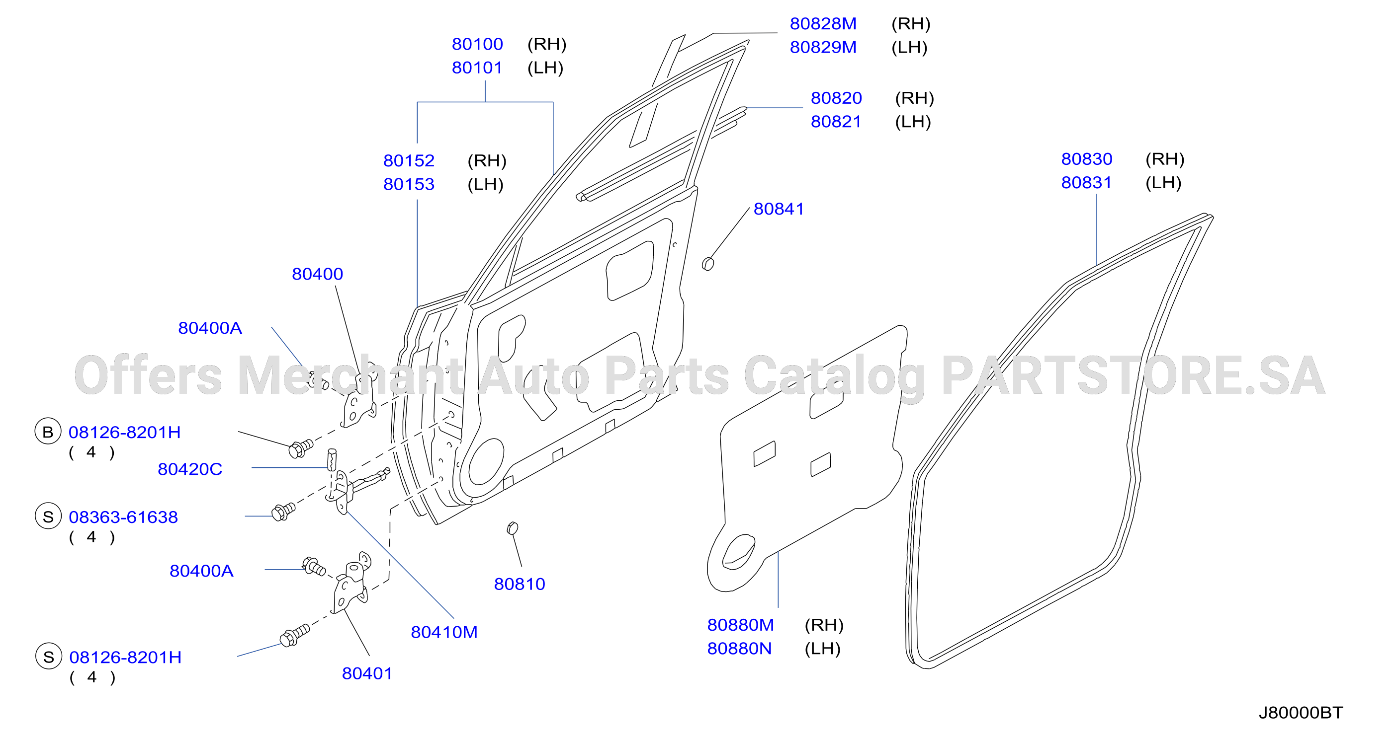 Front Door Panel Fitting