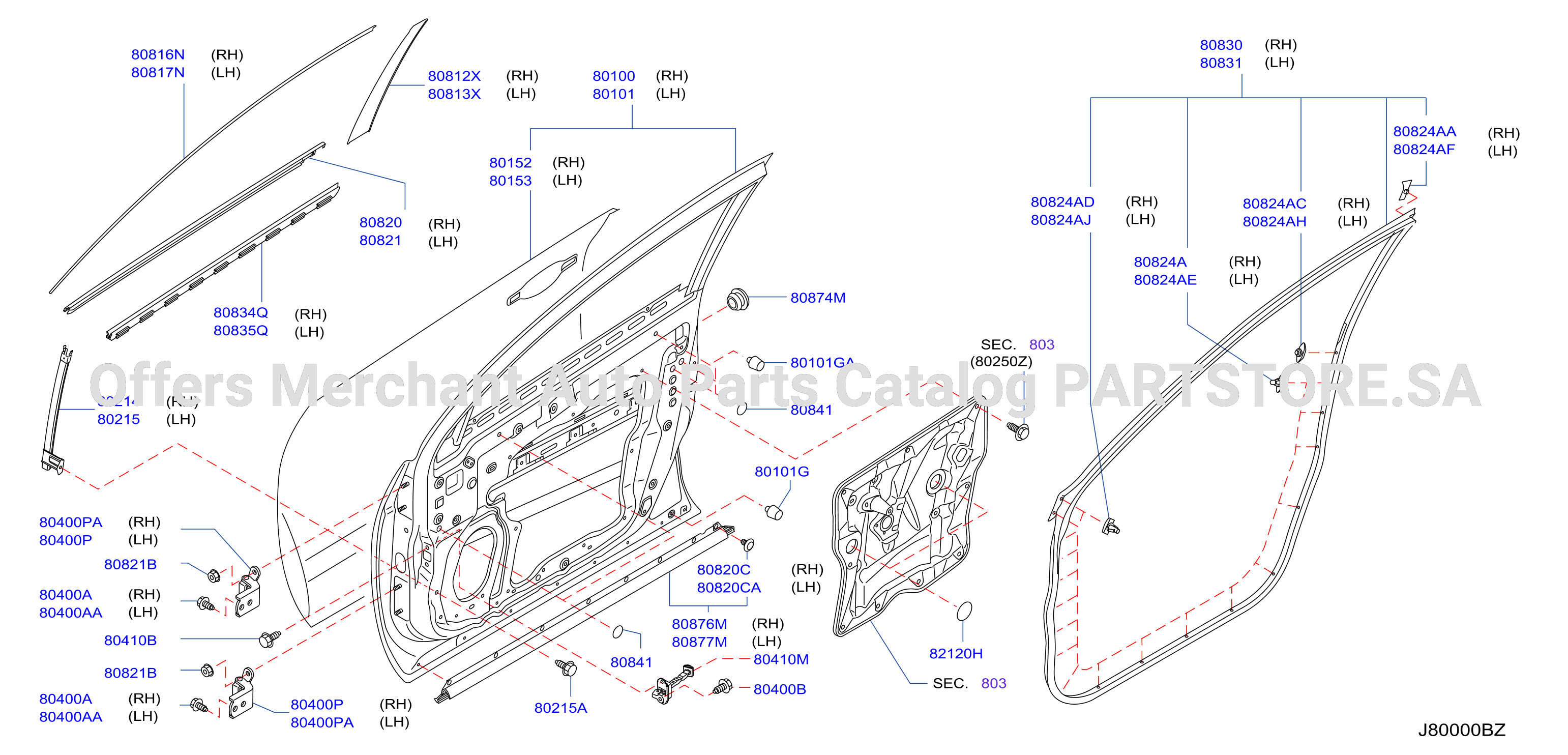 Front Door Panel Fitting