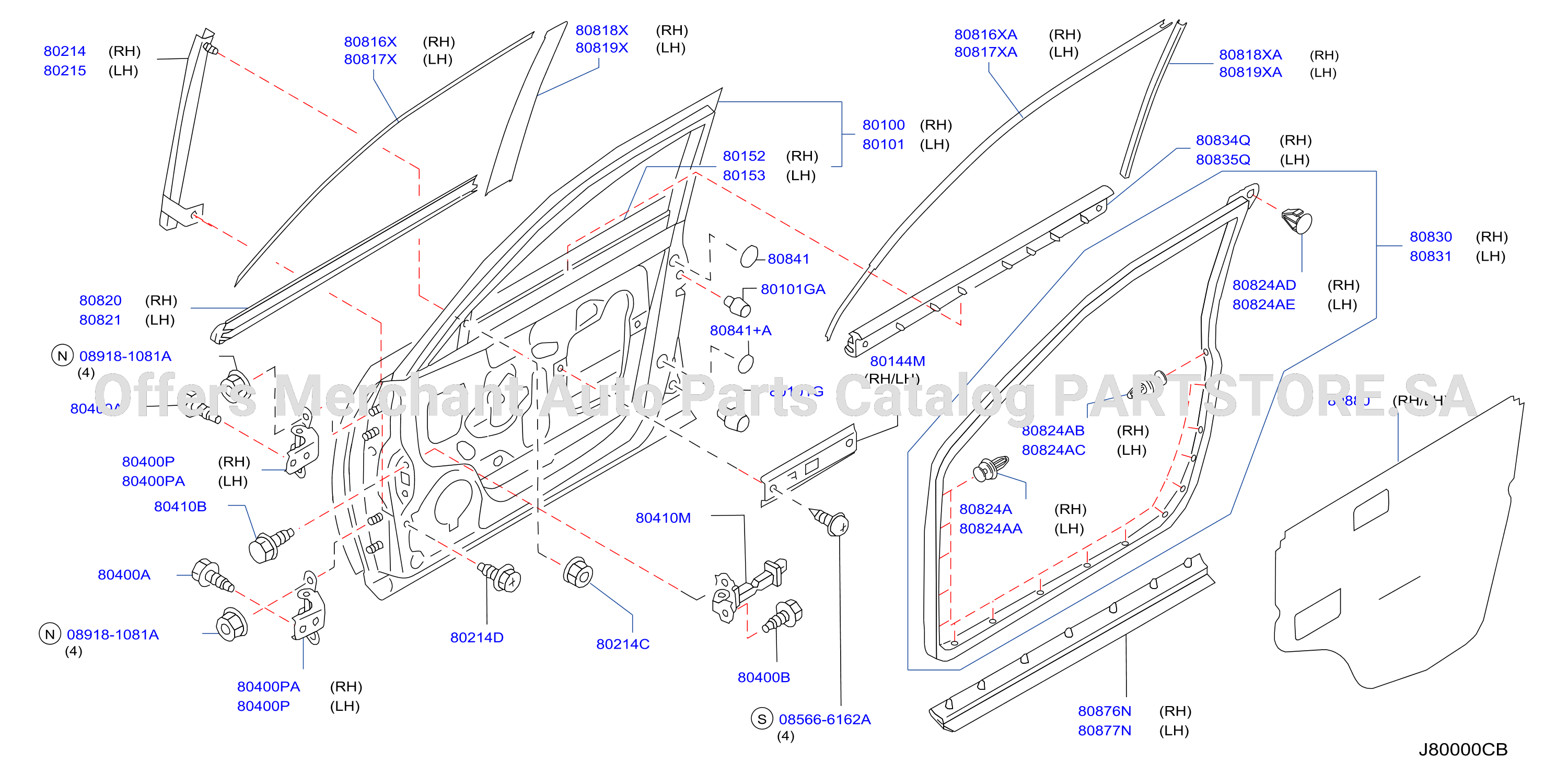 Front Door Panel Fitting