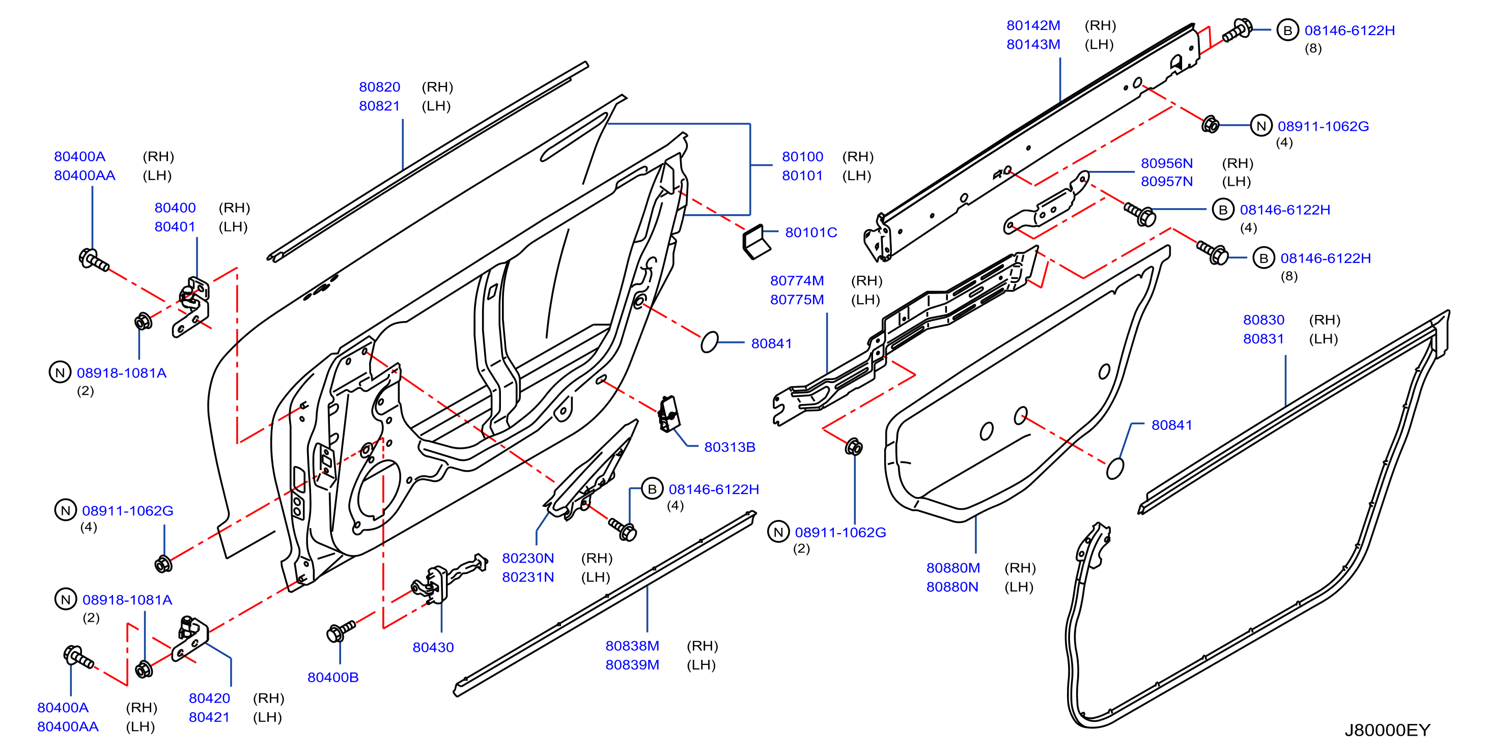 Front Door Panel Fitting
