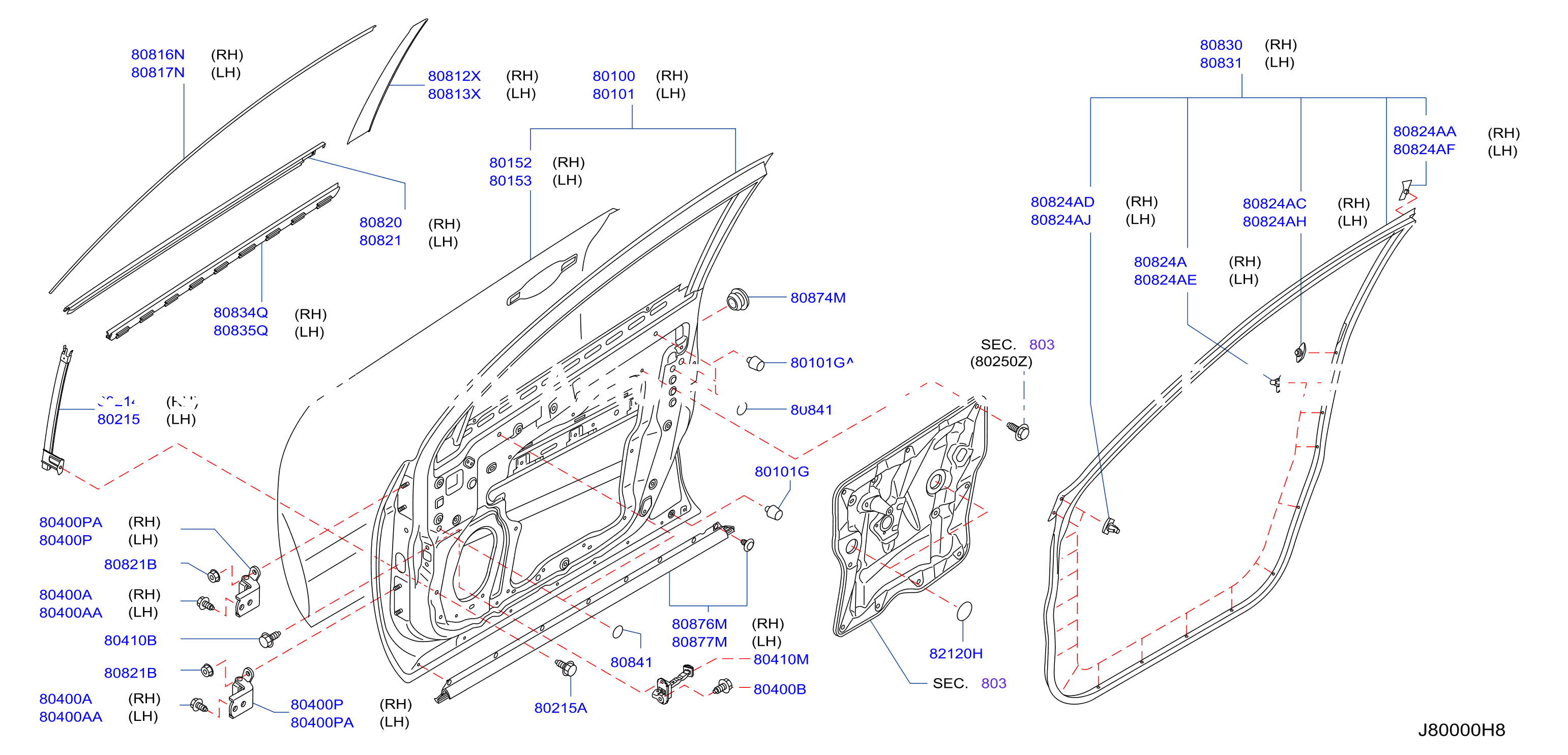 Front Door Panel Fitting