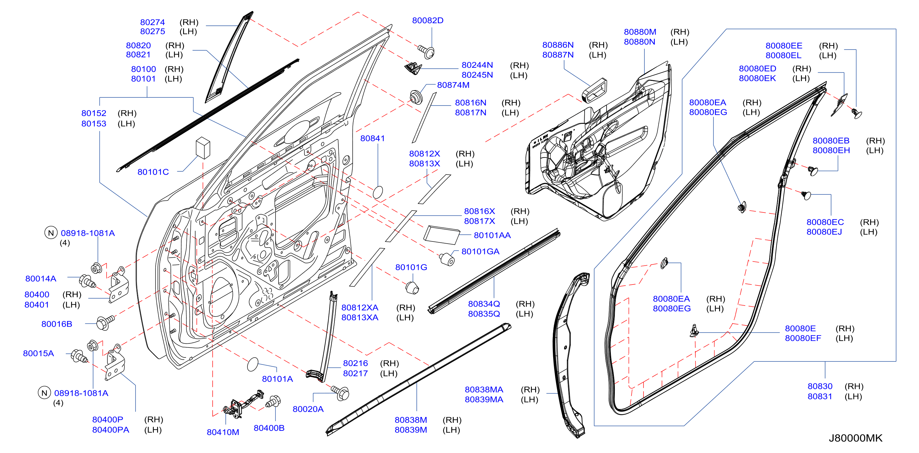 Front Door Panel Fitting