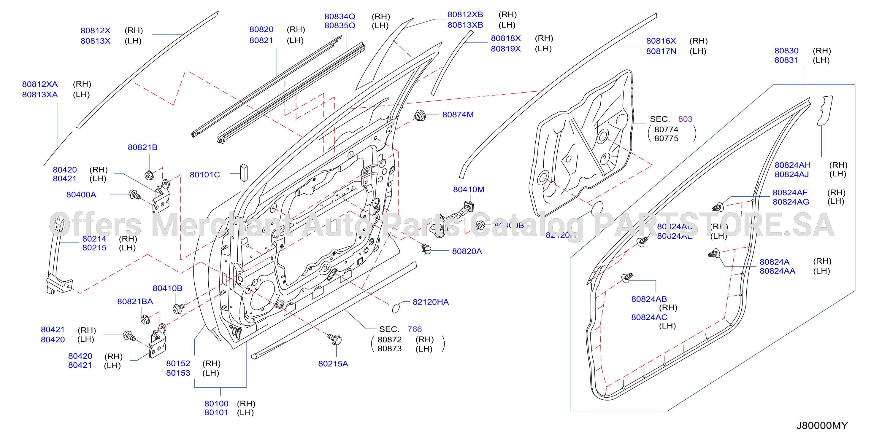Front Door Panel Fitting