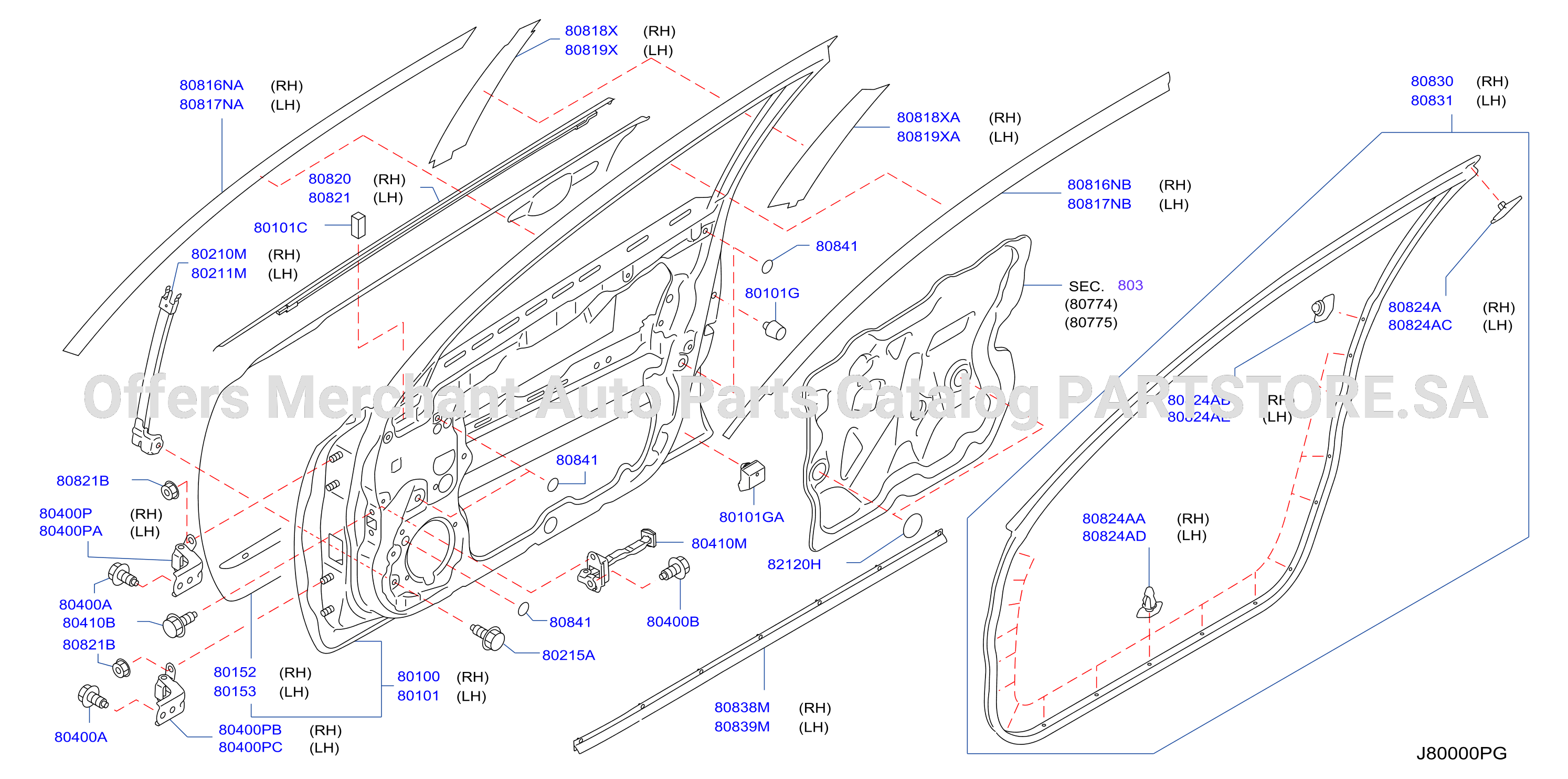 Front Door Panel Fitting