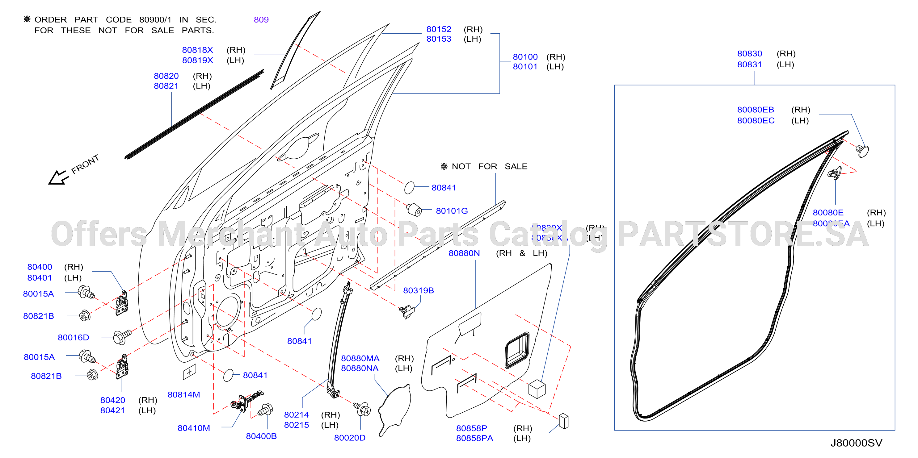 Front Door Panel Fitting