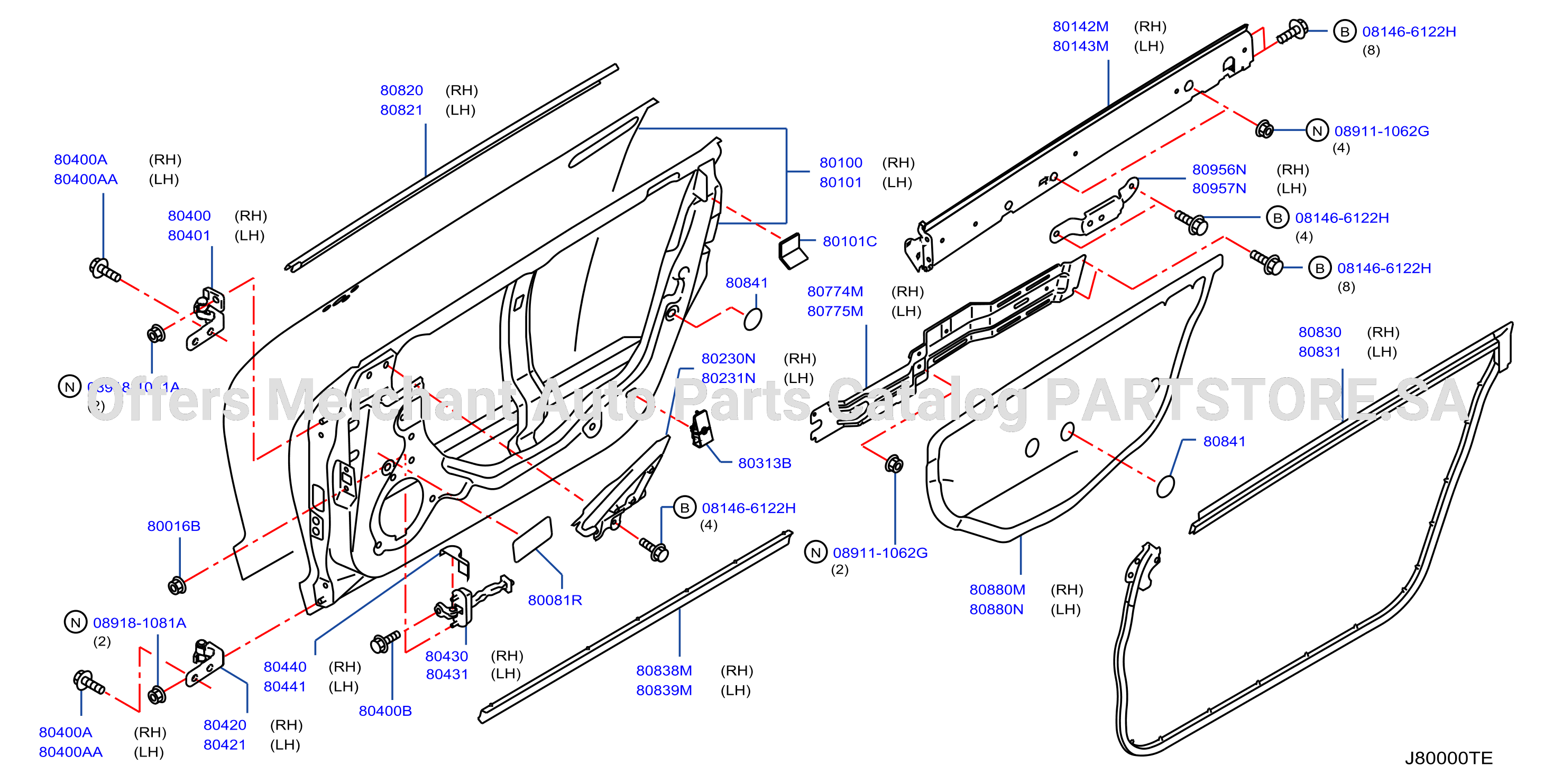 Front Door Panel Fitting