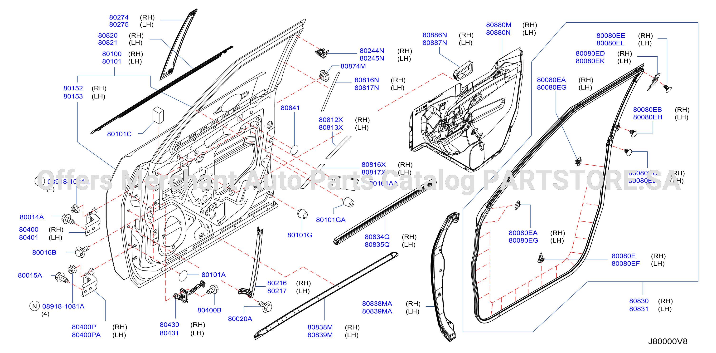Front Door Panel Fitting