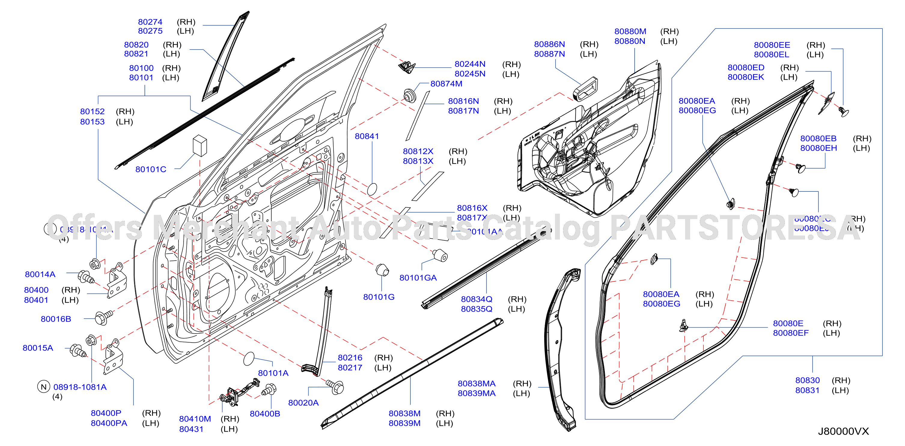 Front Door Panel Fitting