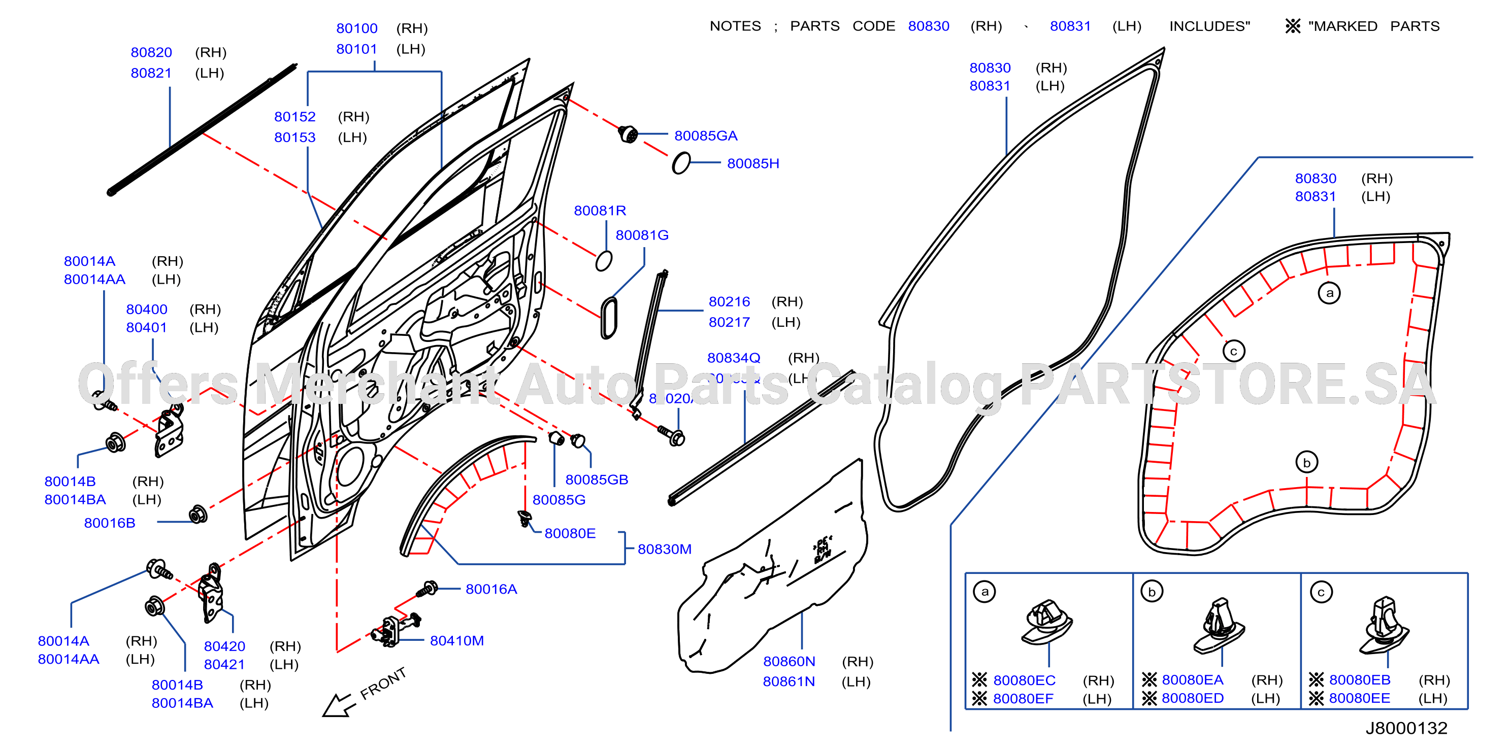 Front Door Panel Fitting
