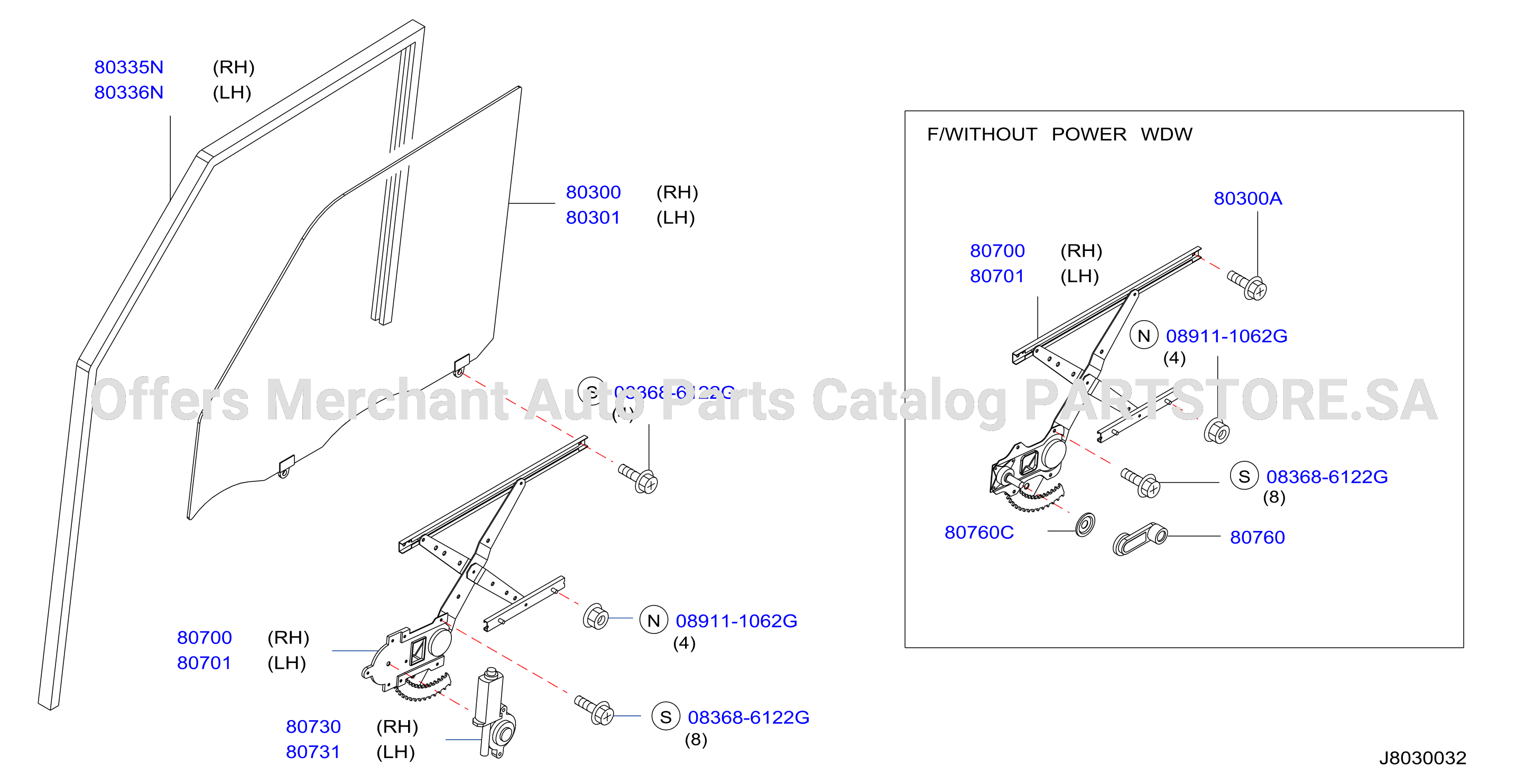 Front Door Window Regulator