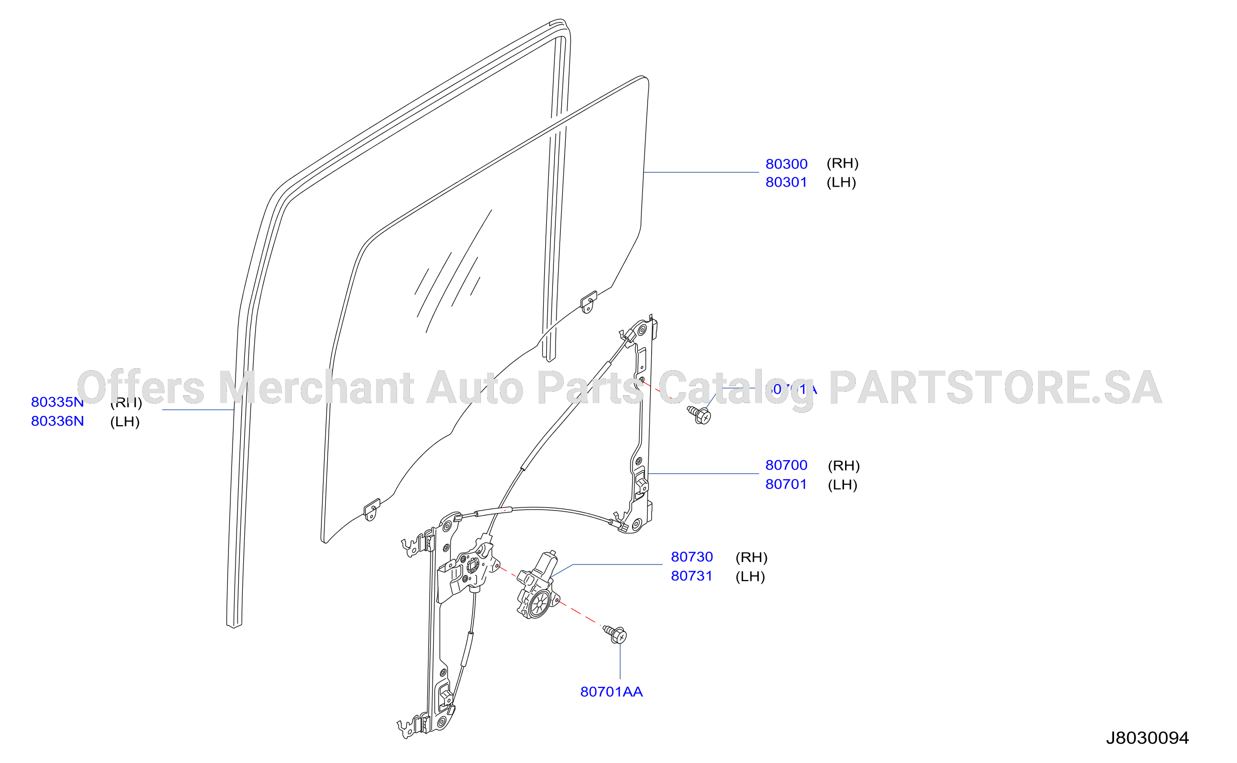 Front Door Window Regulator