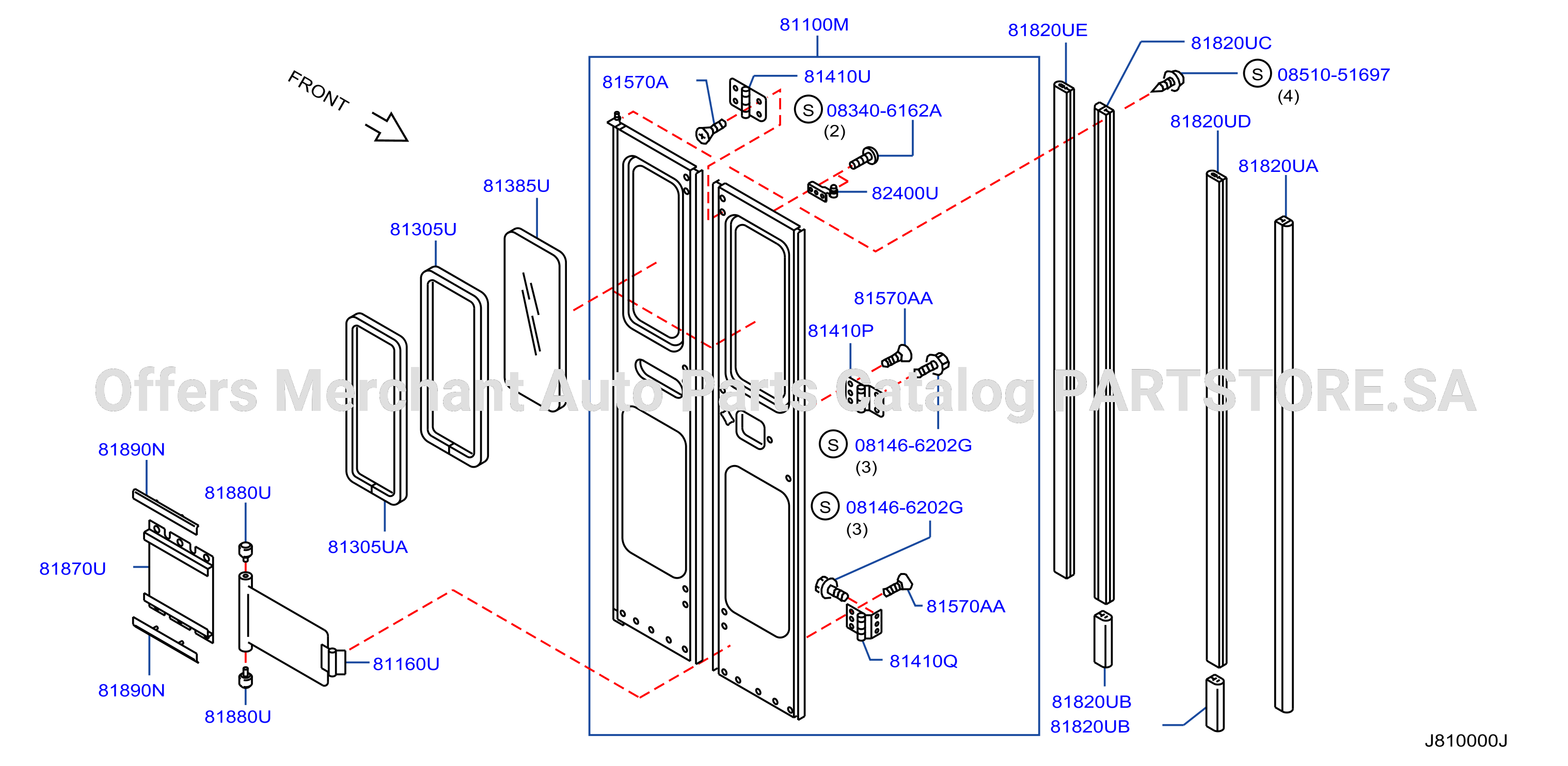 Entrance Door Folding Door