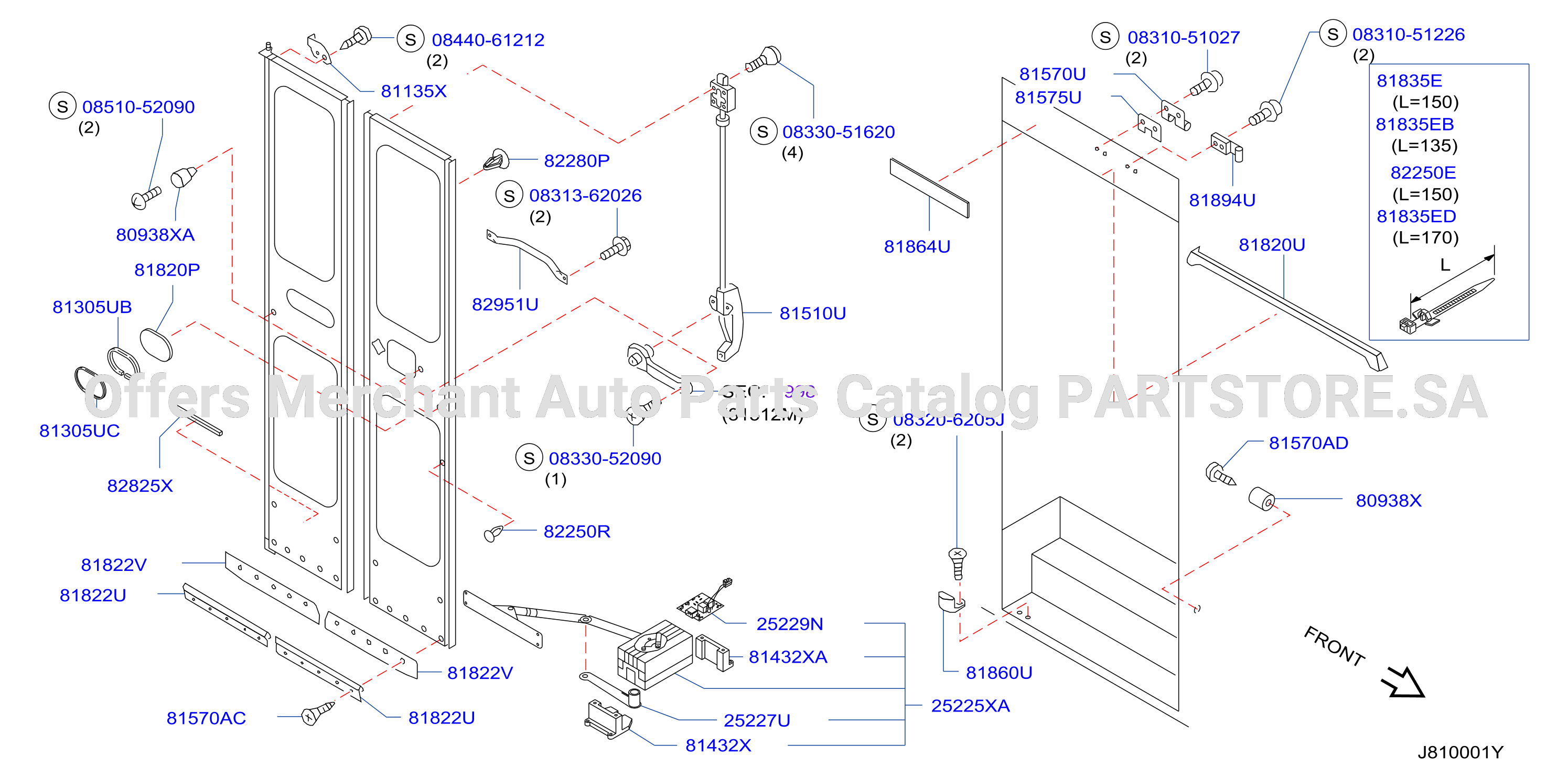 Entrance Door Folding Door Fitting