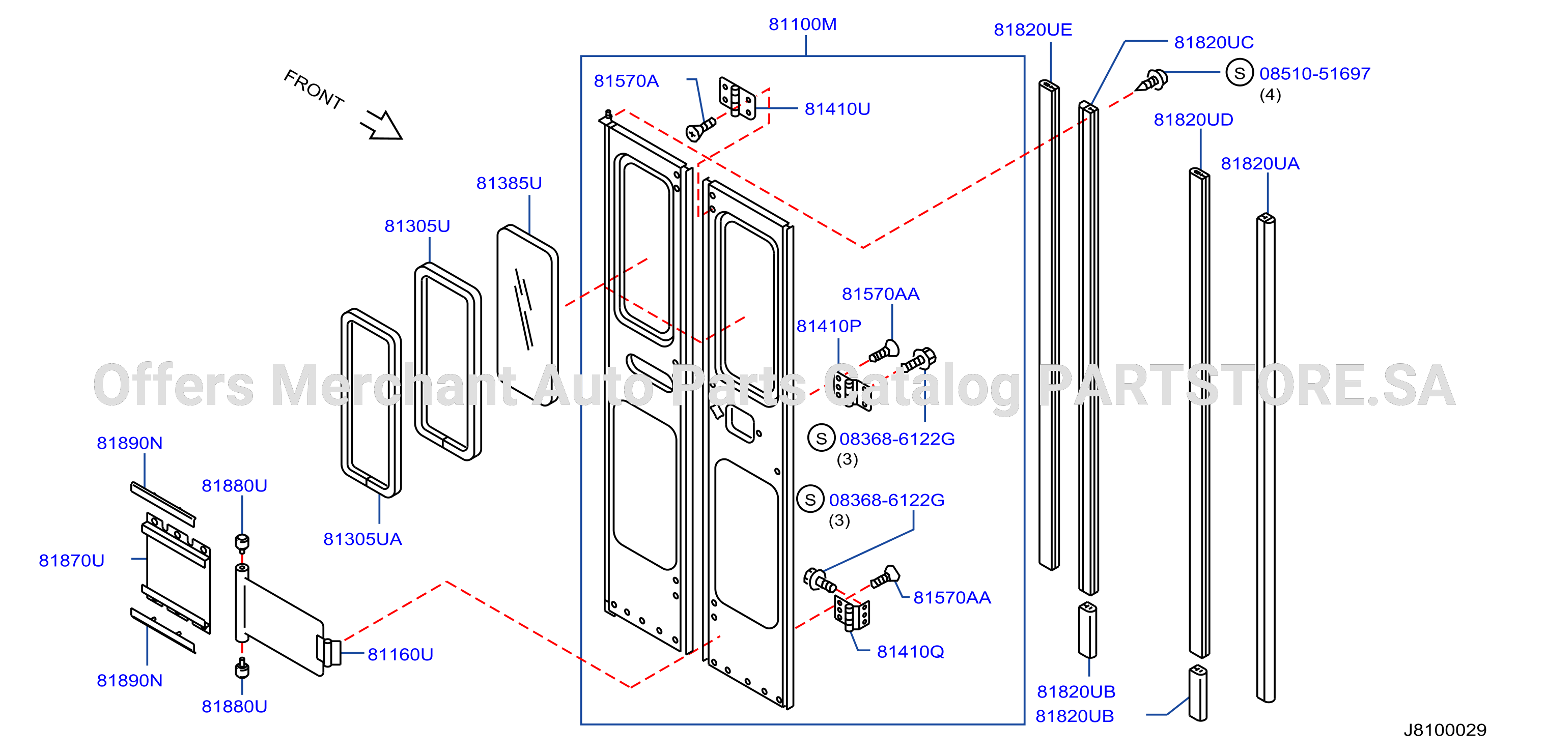 Entrance Door Folding Door