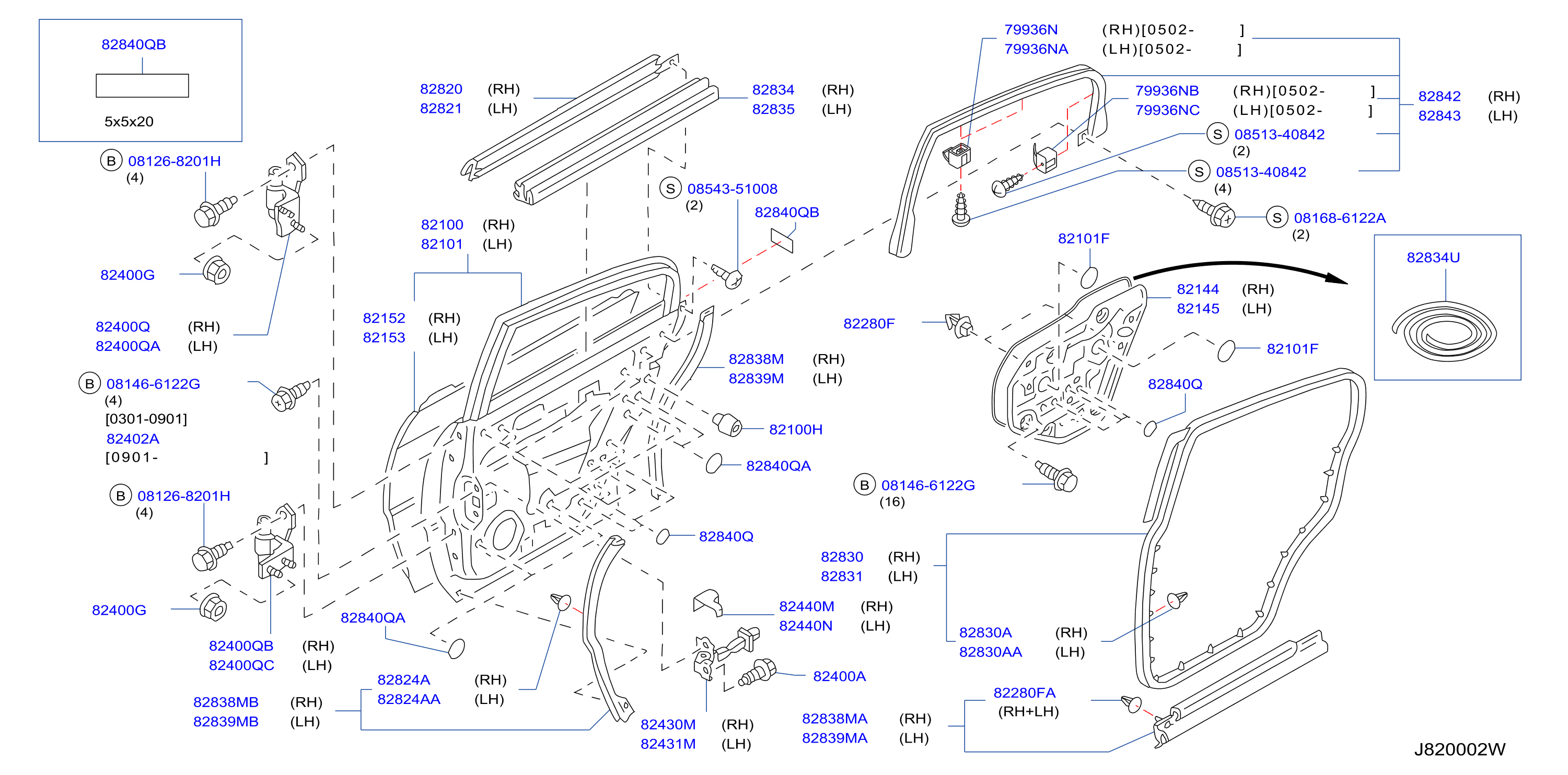 Rear Door Panel Fitting
