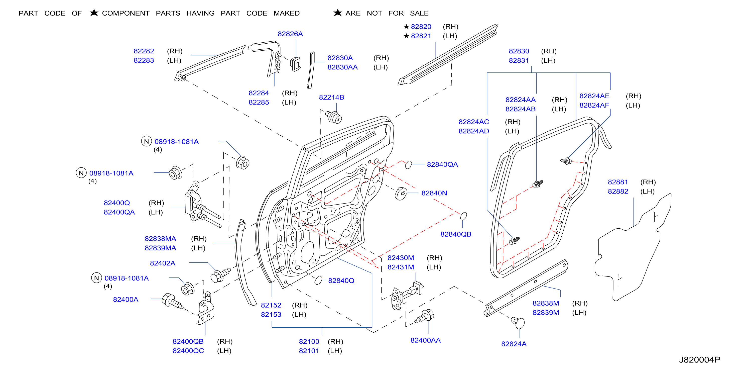 Rear Door Panel Fitting