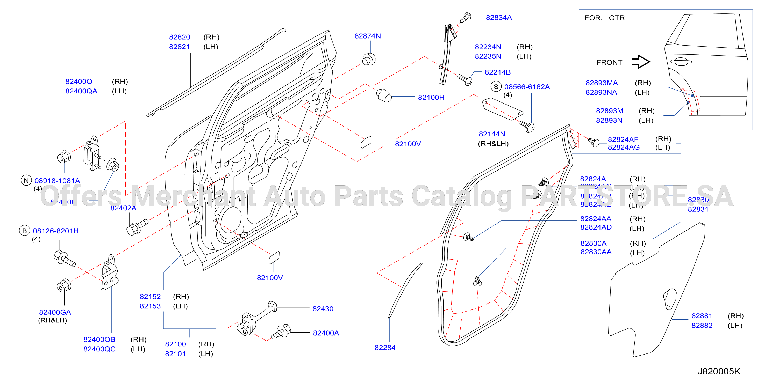 Rear Door Panel Fitting