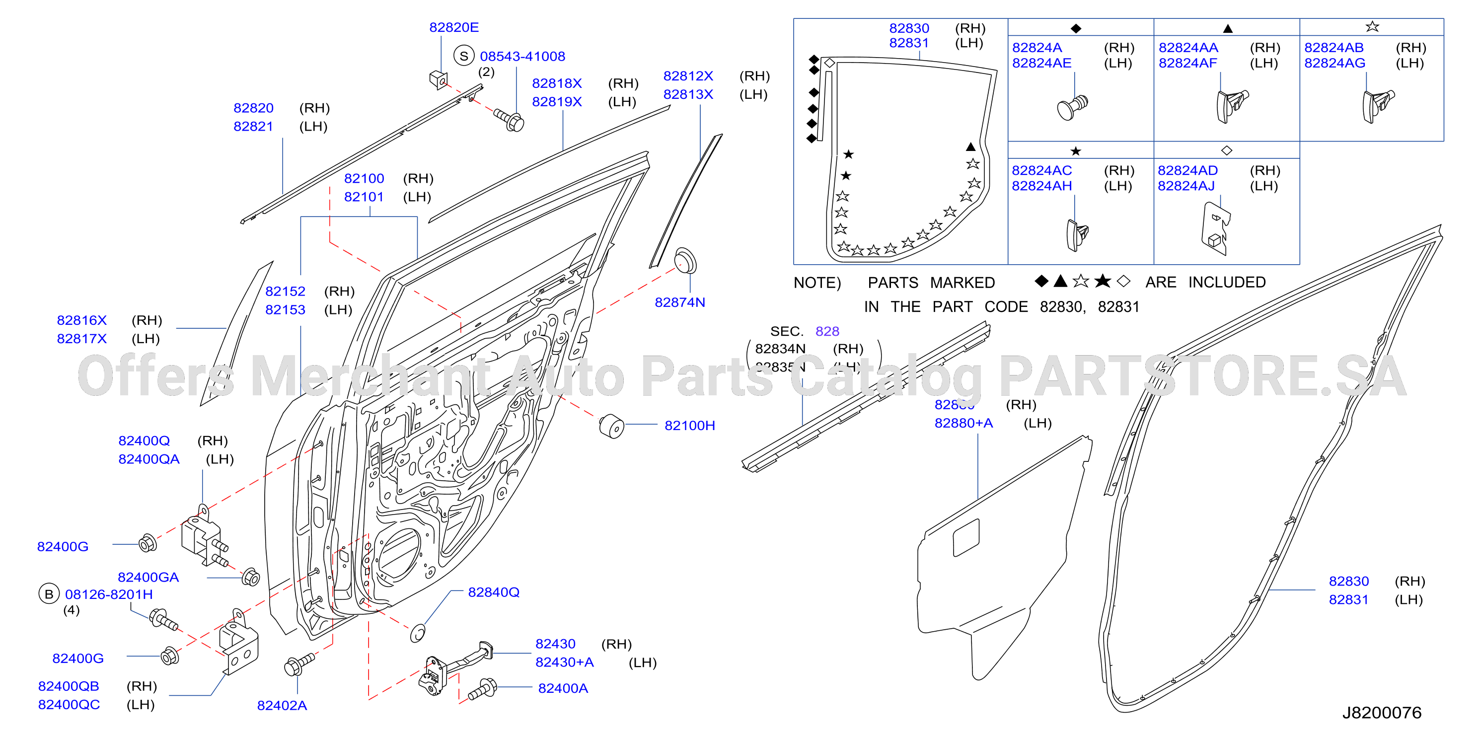 Rear Door Panel Fitting