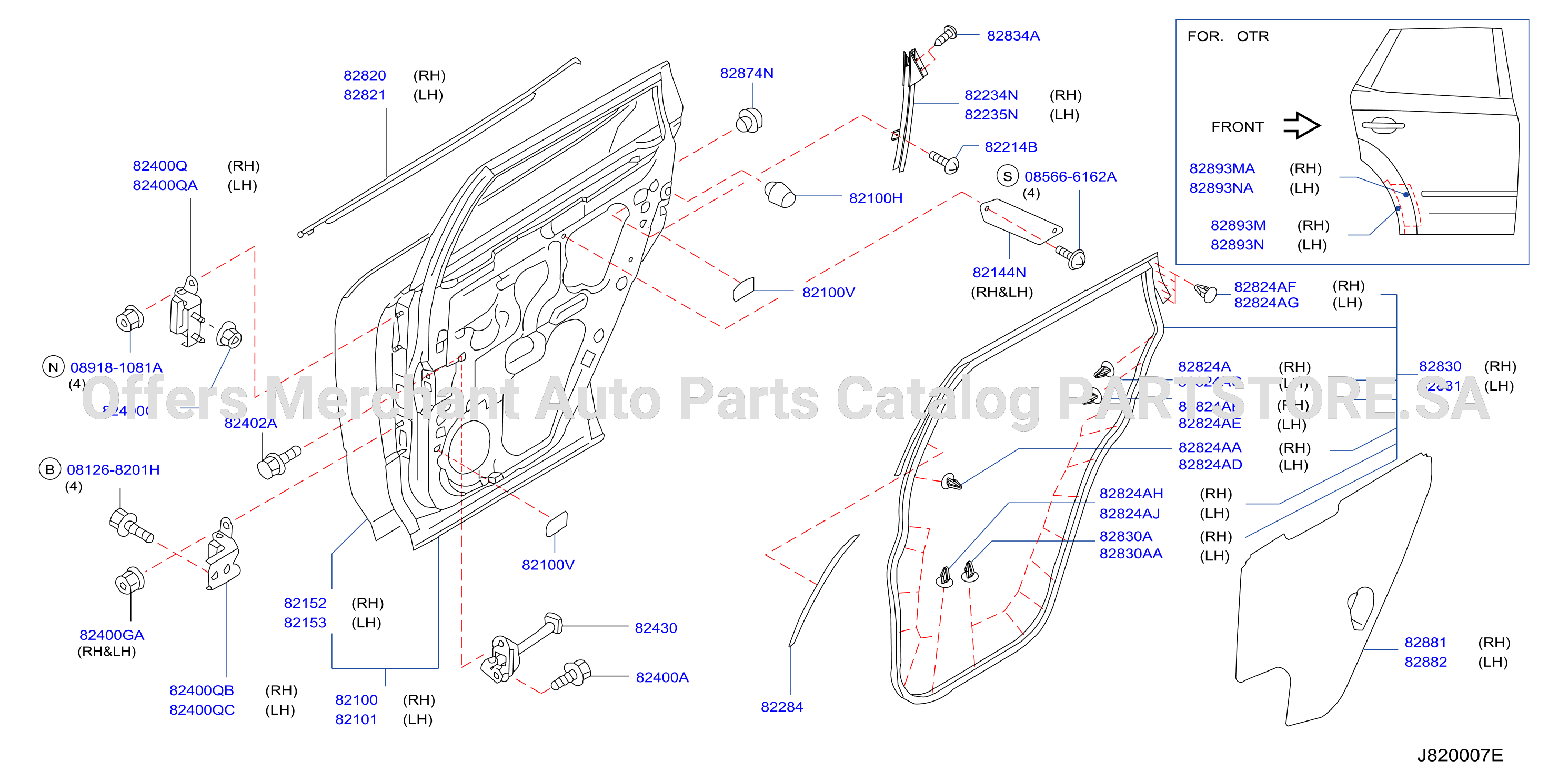 Rear Door Panel Fitting