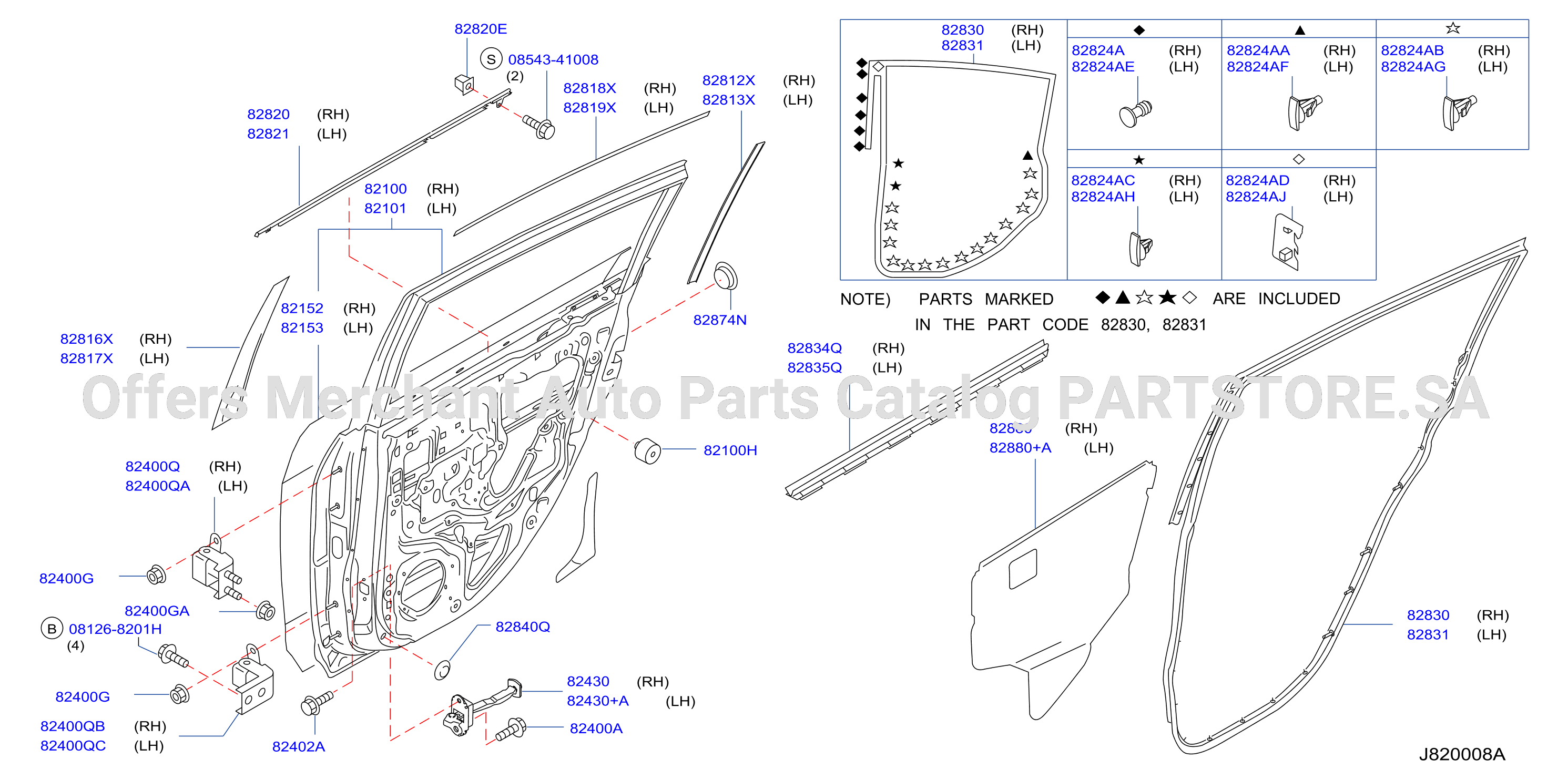 Rear Door Panel Fitting