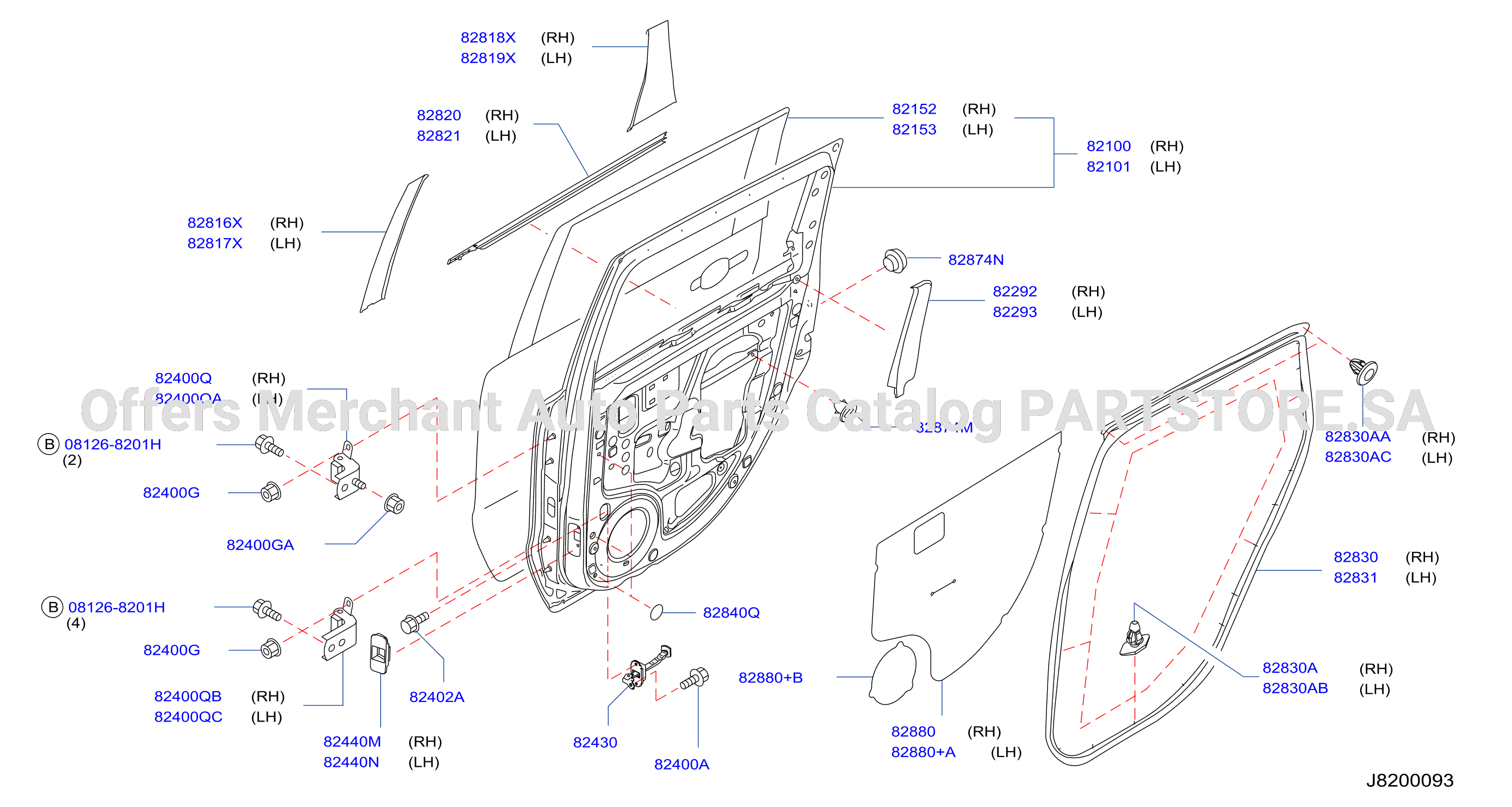 Rear Door Panel Fitting