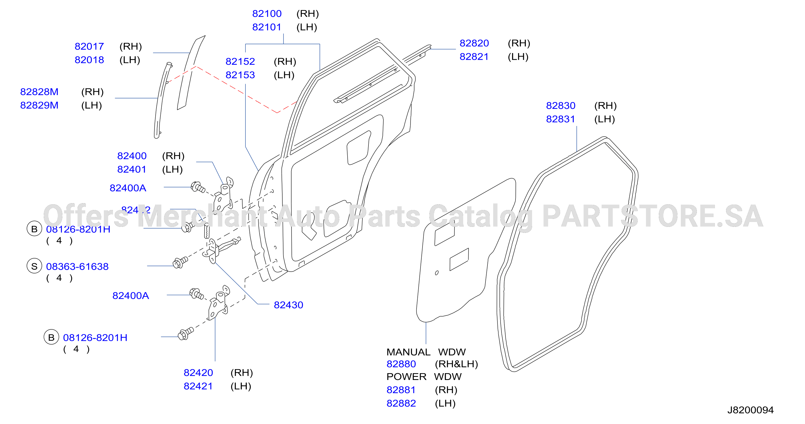 Rear Door Panel Fitting