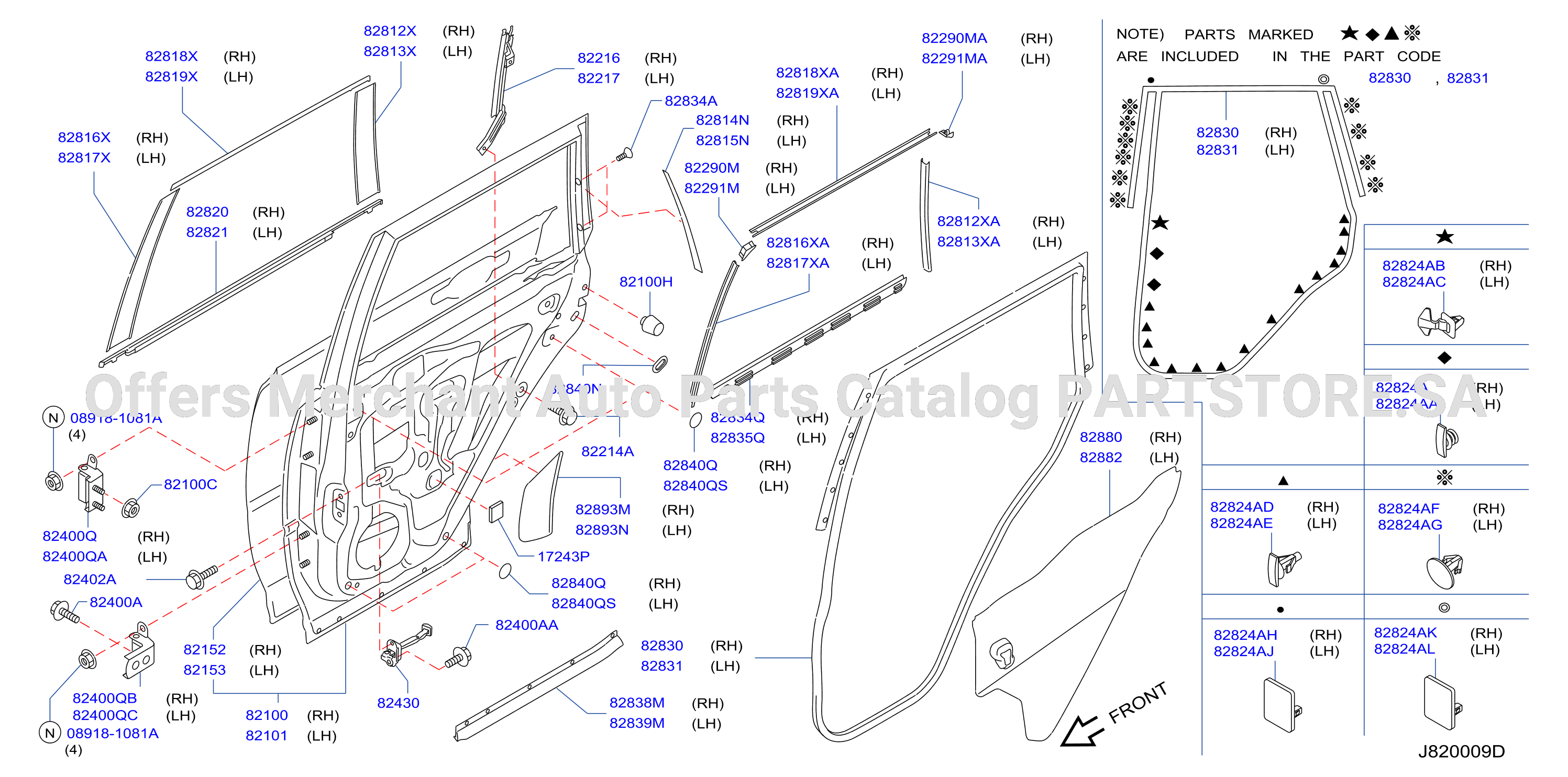 Rear Door Panel Fitting